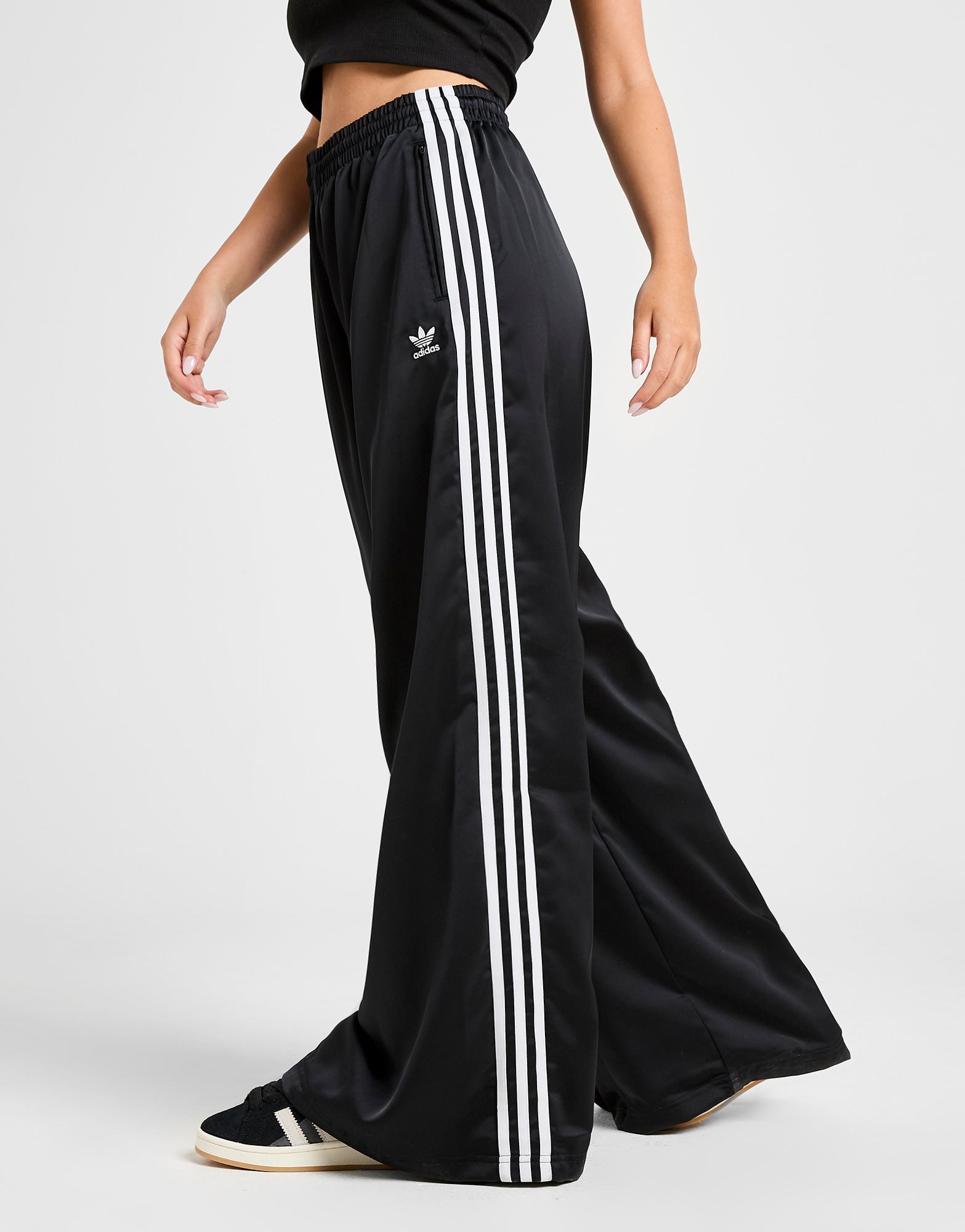 adidas Originals Adicolor Satin Wide Leg Trainingshose