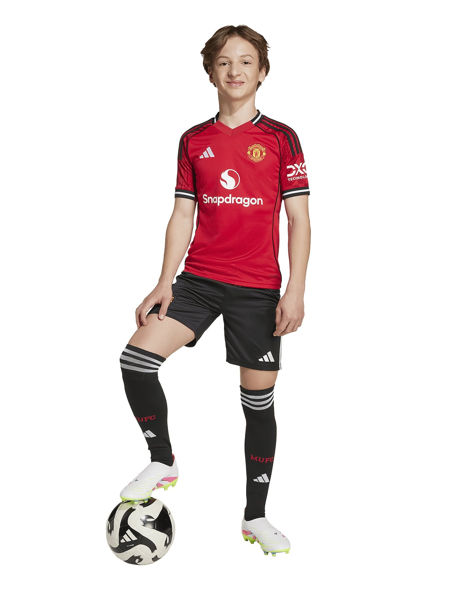 adidas Manchester United FC 2025/26 Heim Shorts Kinder