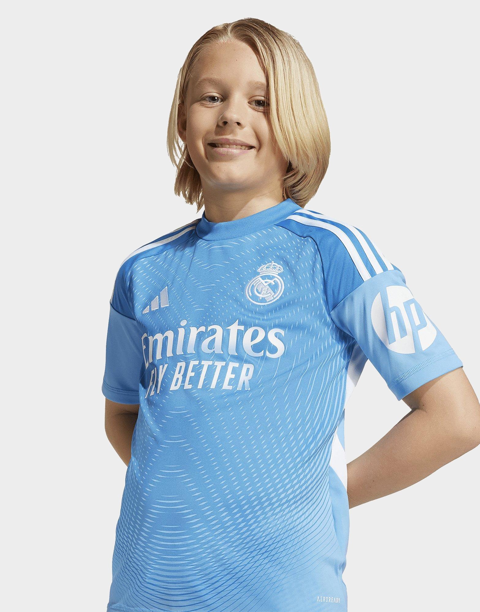 adidas Real Madrid 25/26 Kids Heim-Torwartausrüstung