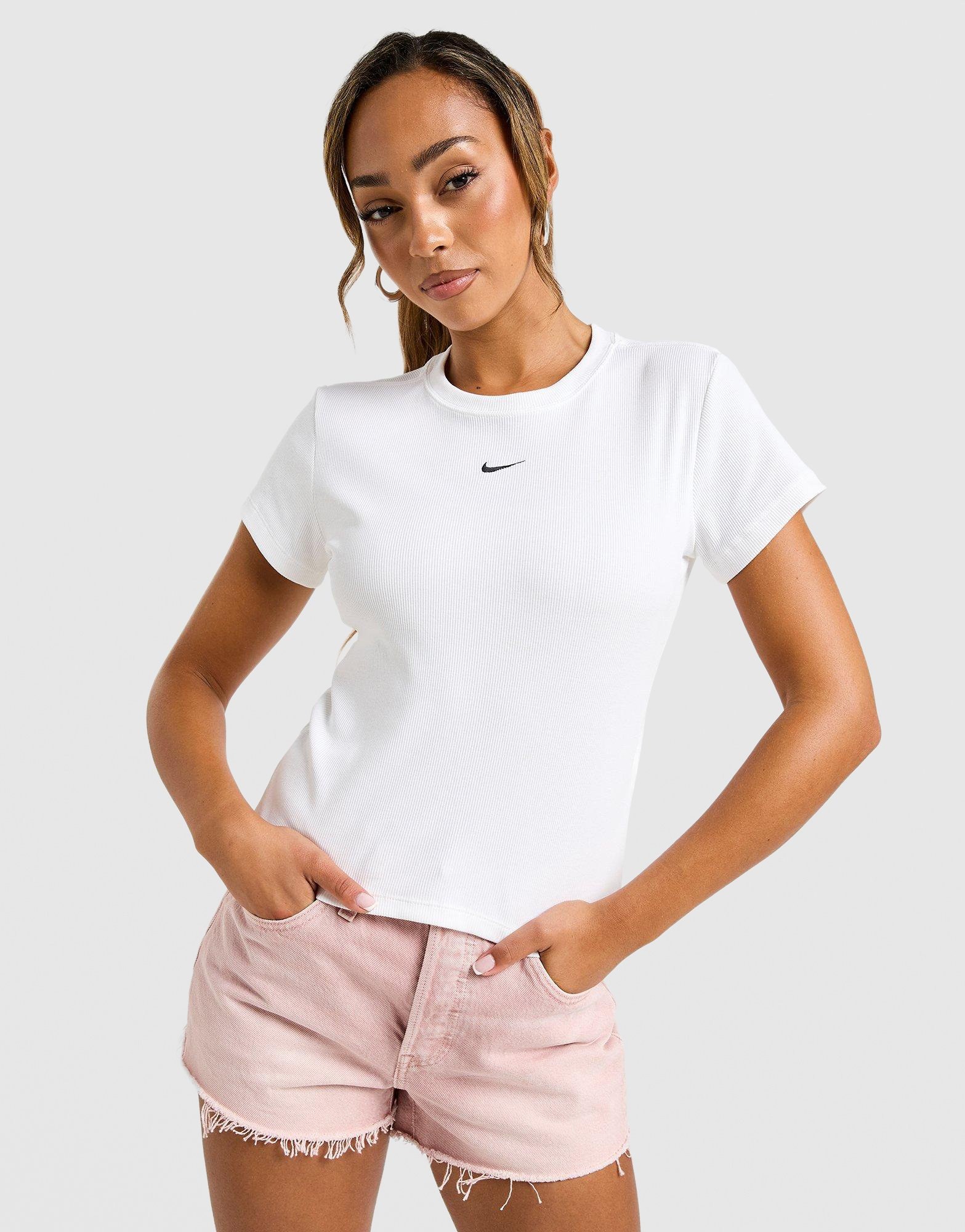 Nike Ribbed Slim T-Shirt Damen