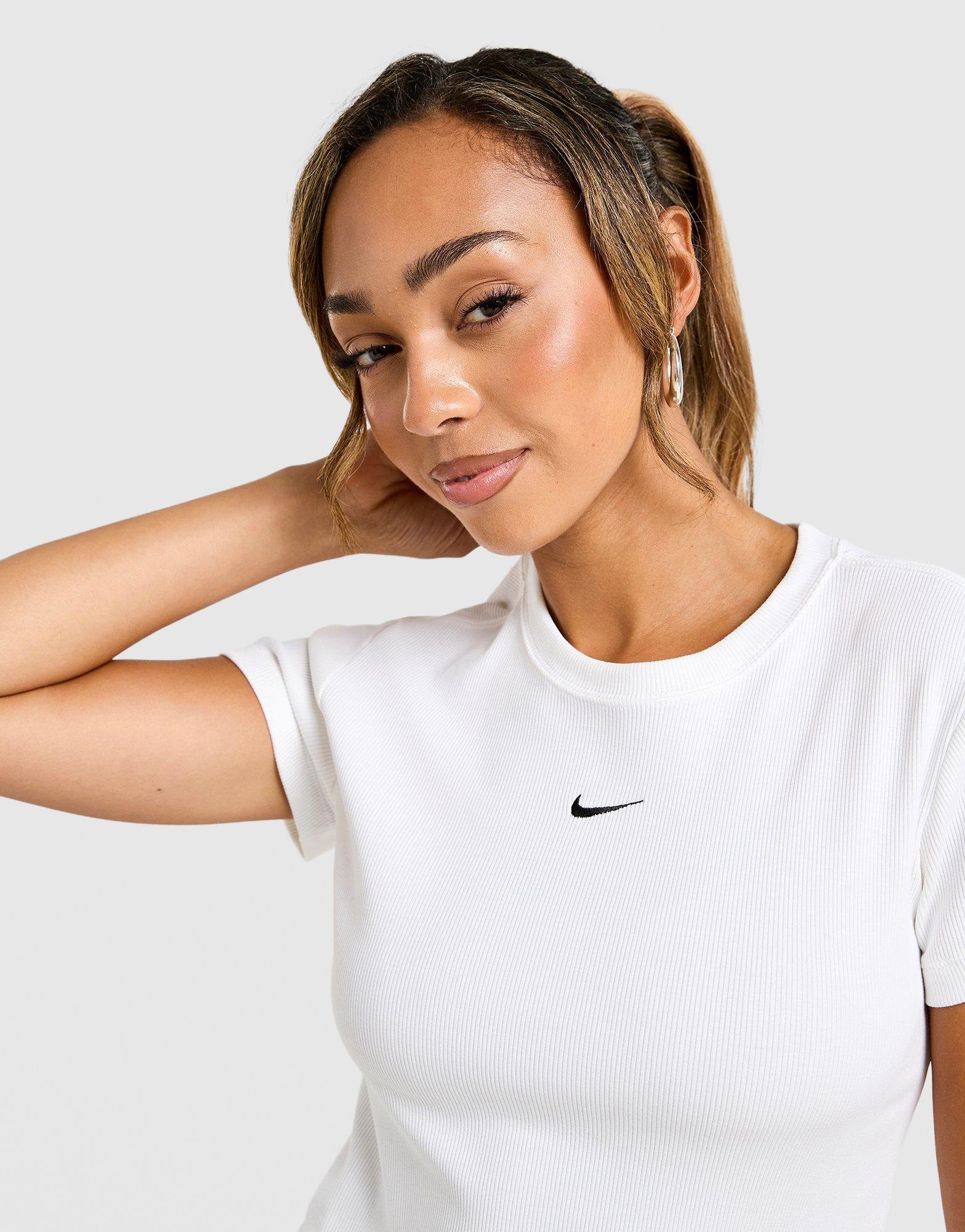 Nike Ribbed Slim T-Shirt Damen