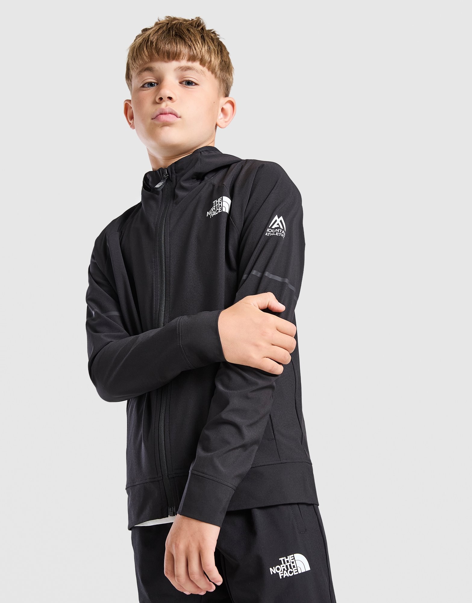 The North Face Mountain Athletic Woven Full Zip Hoodie Junior