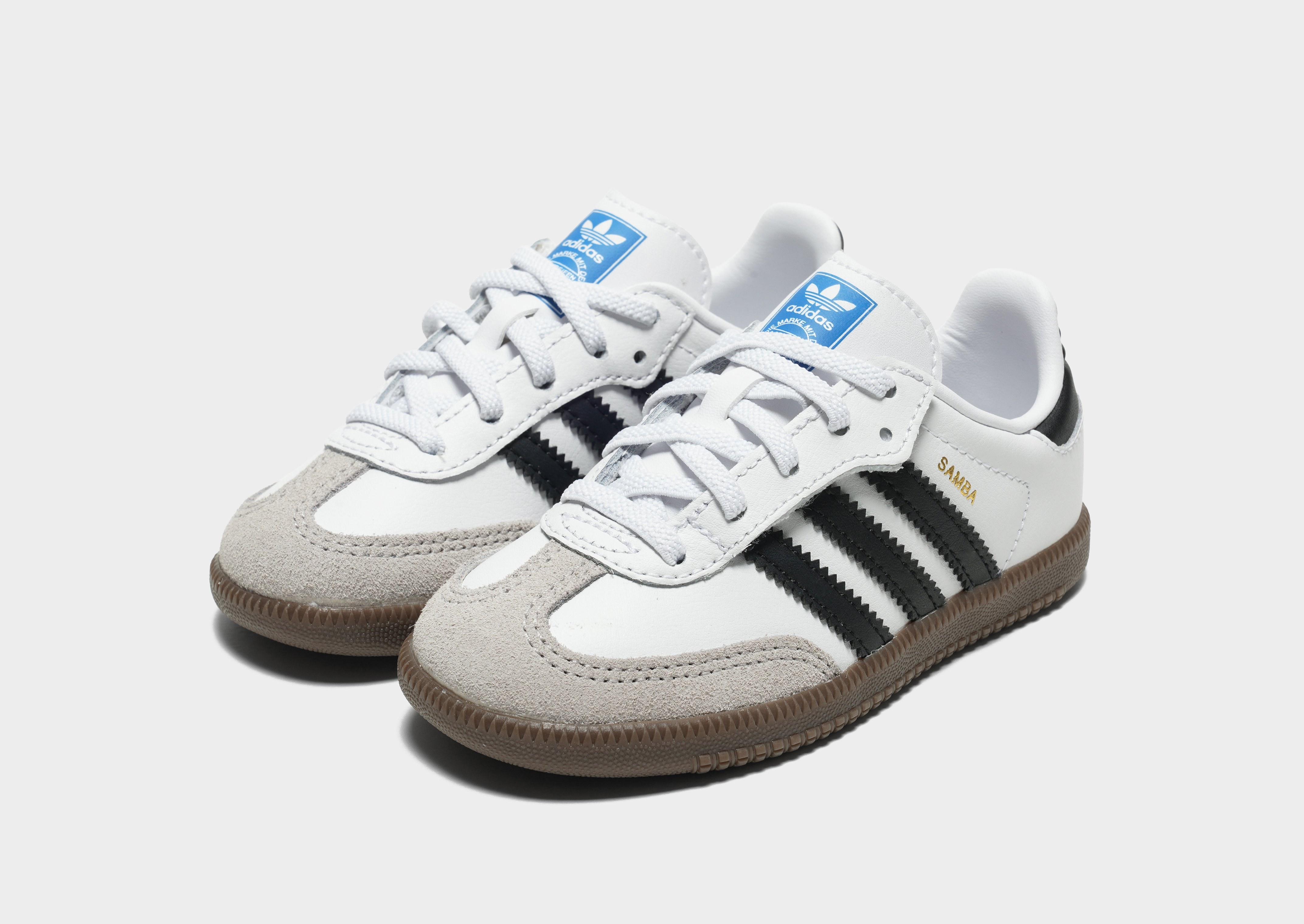 adidas Samba OG Kids Schuh, Komfortverschluss, Elastische Schnürsenkel