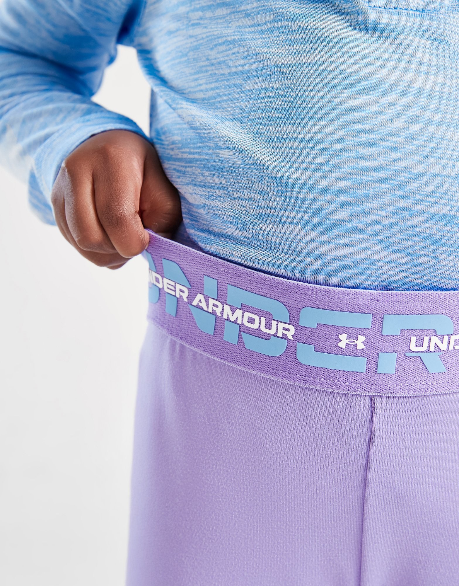 Under Armour Girls' Fade 1/4 Zip Trainingsoberteil/Leggings Set Babys