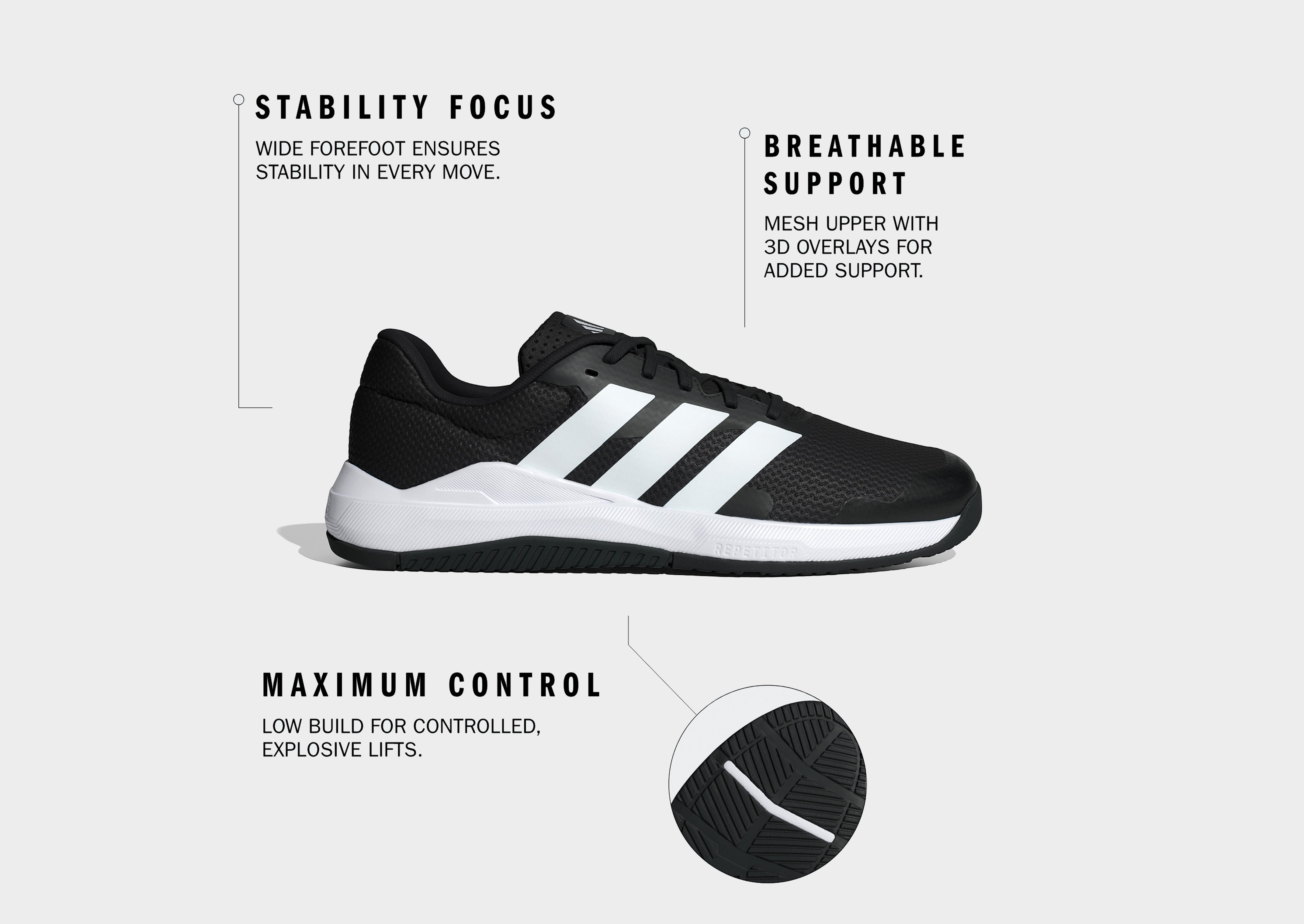 adidas Dropset Base Trainingsschuh.