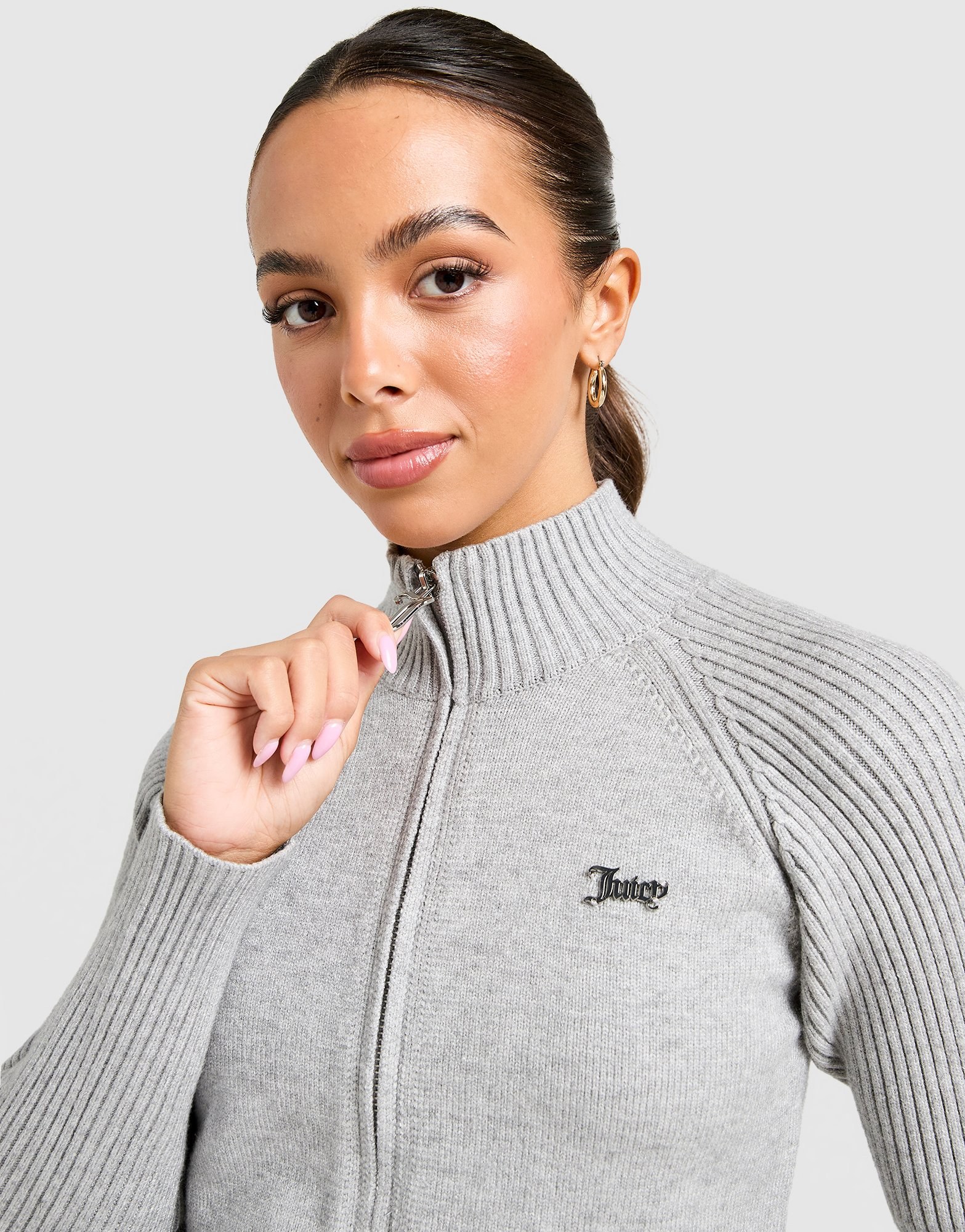 JUICY COUTURE Knit Full Zip Trainingsoberteil Damen