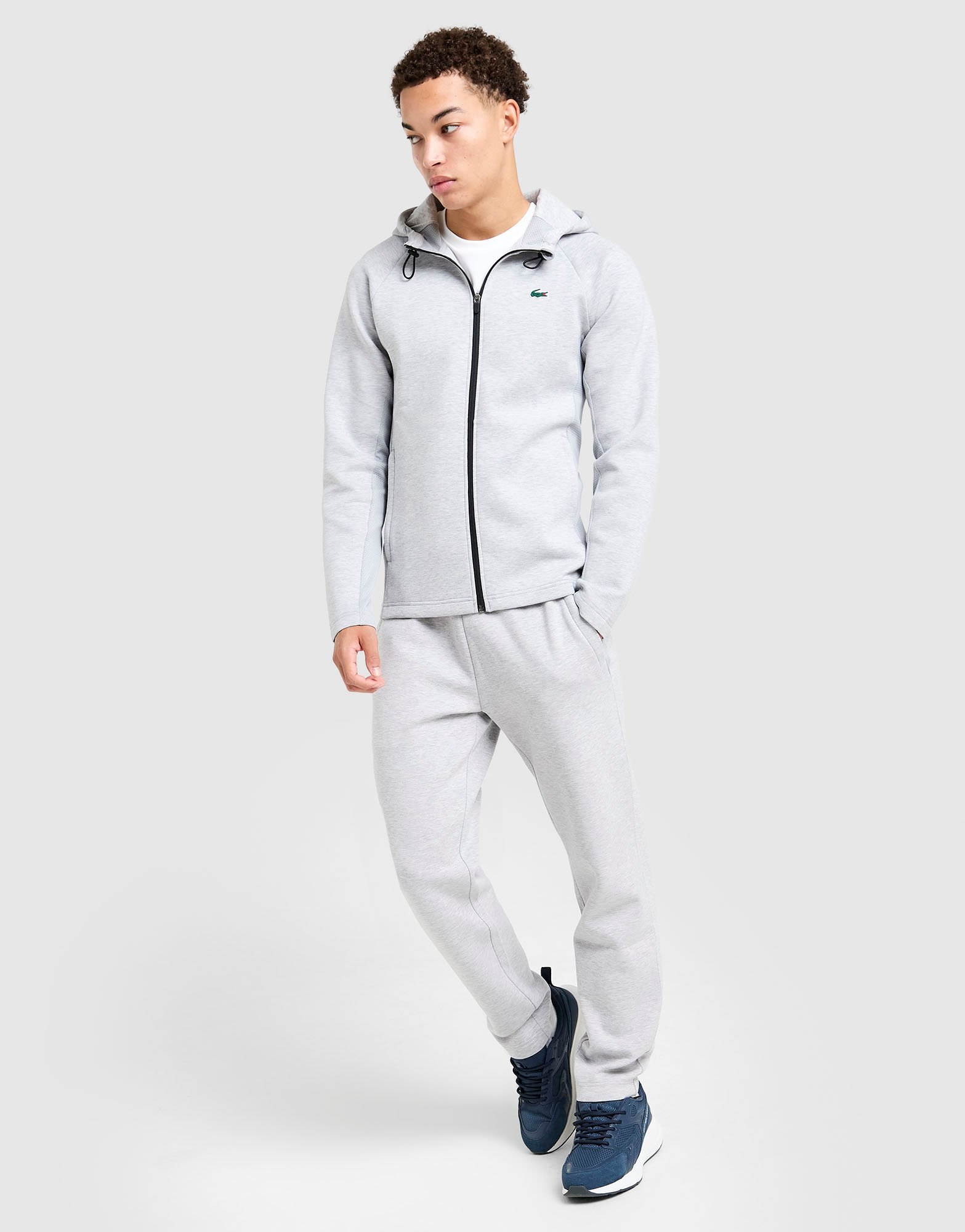 Lacoste Tech Knit Full Zip Hoodie