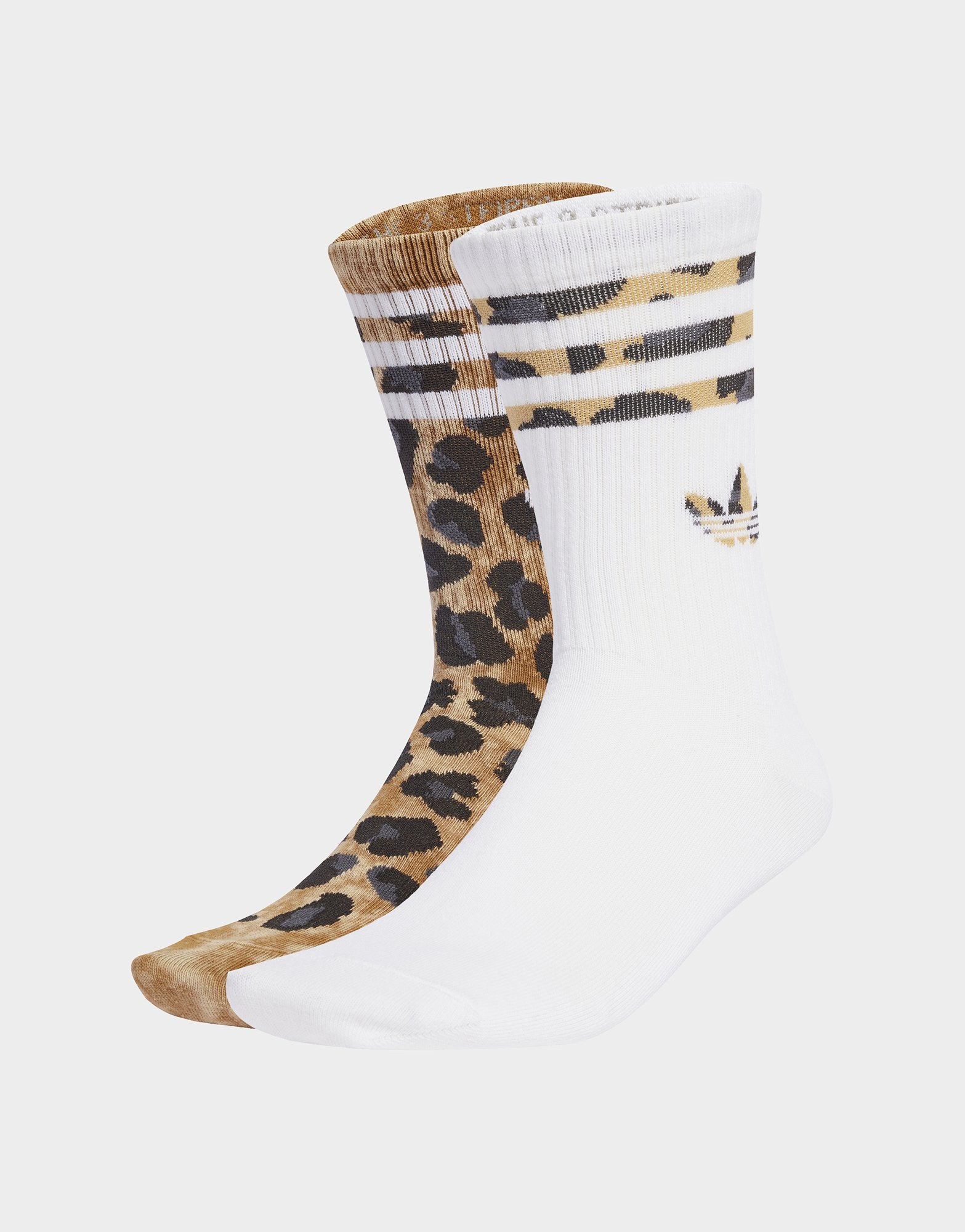 adidas Leopard Crew Socken, 2 Paar