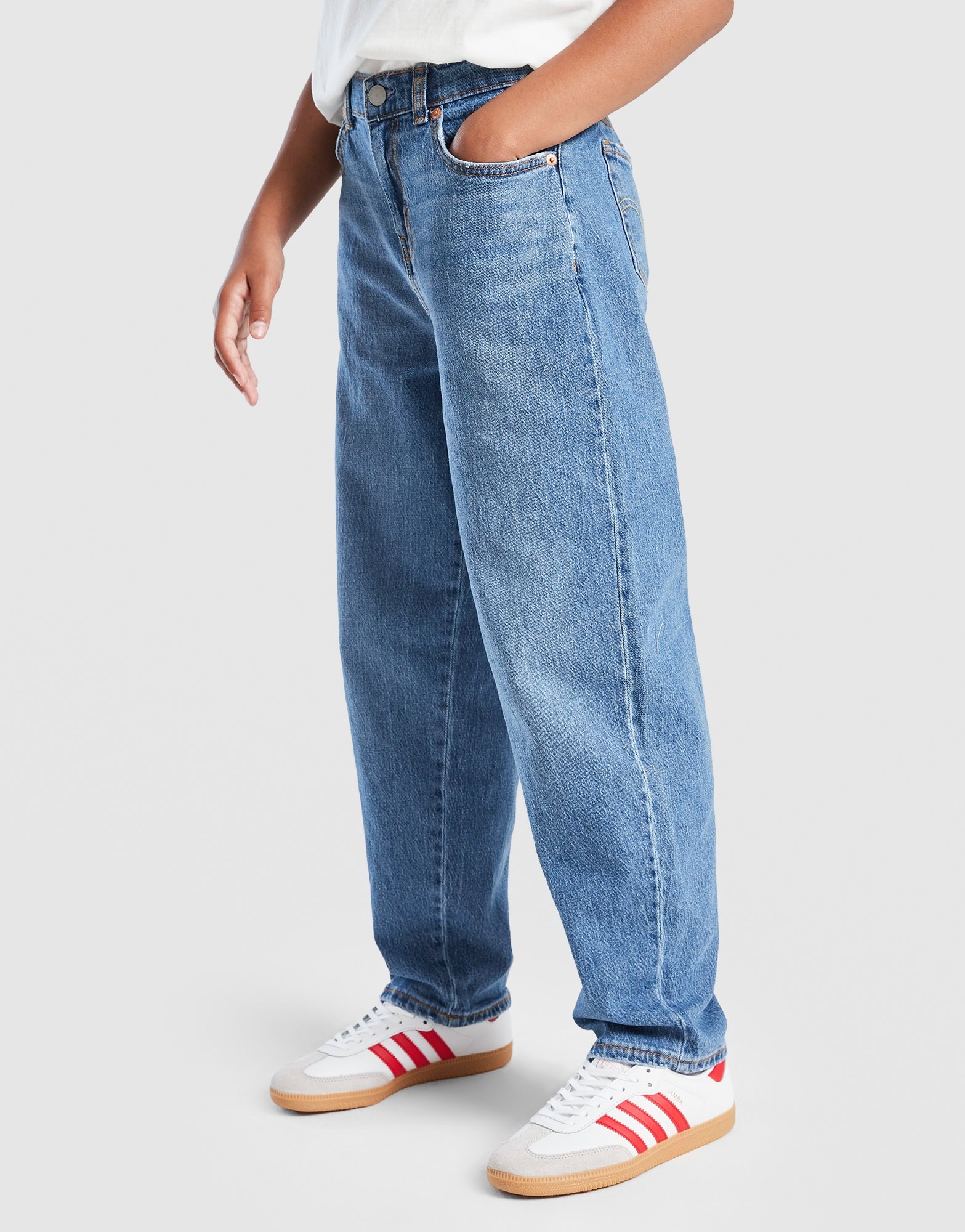 LEVI'S Girls' Baggy Barrel Jeans Kinder
