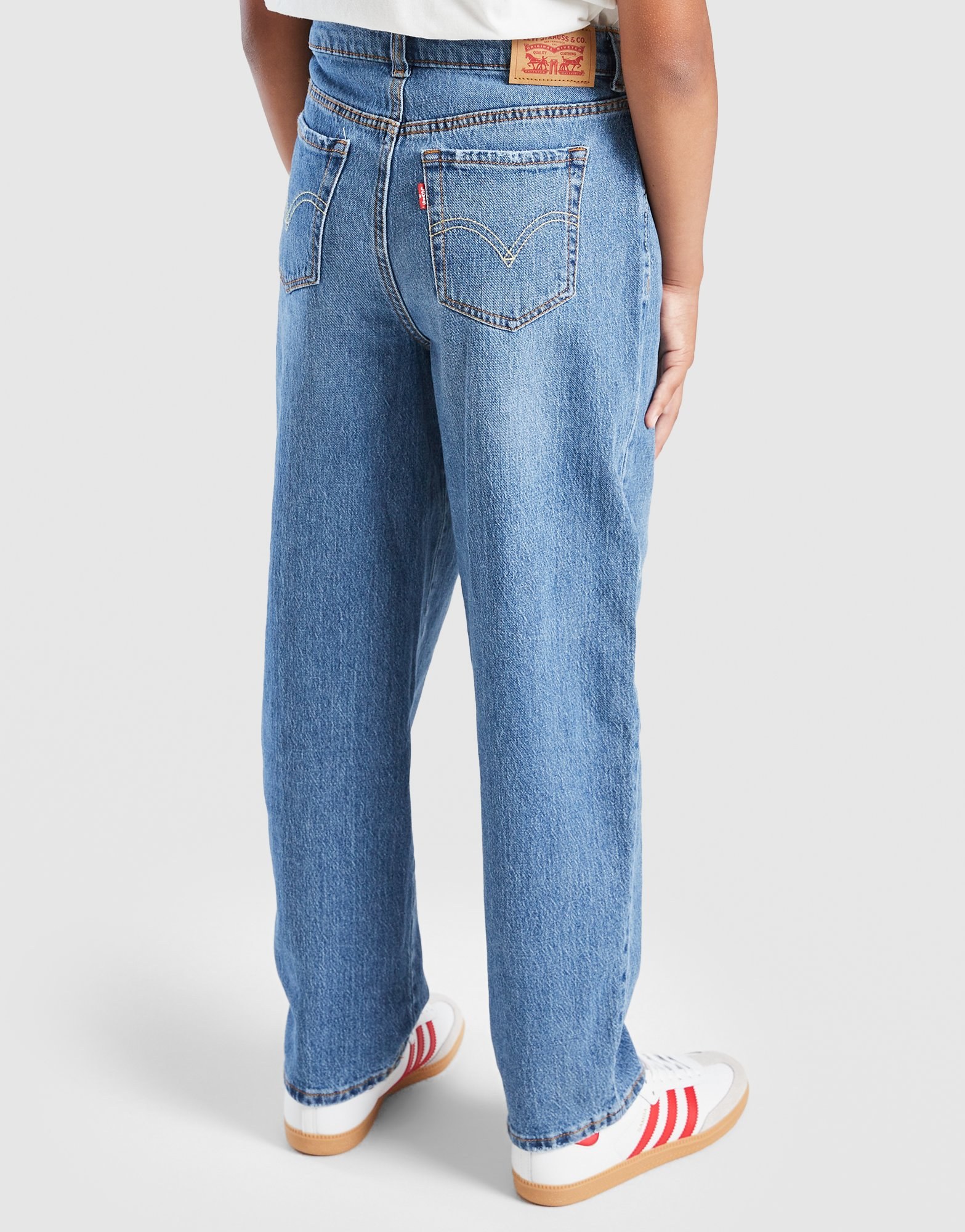LEVI'S Girls' Baggy Barrel Jeans Kinder