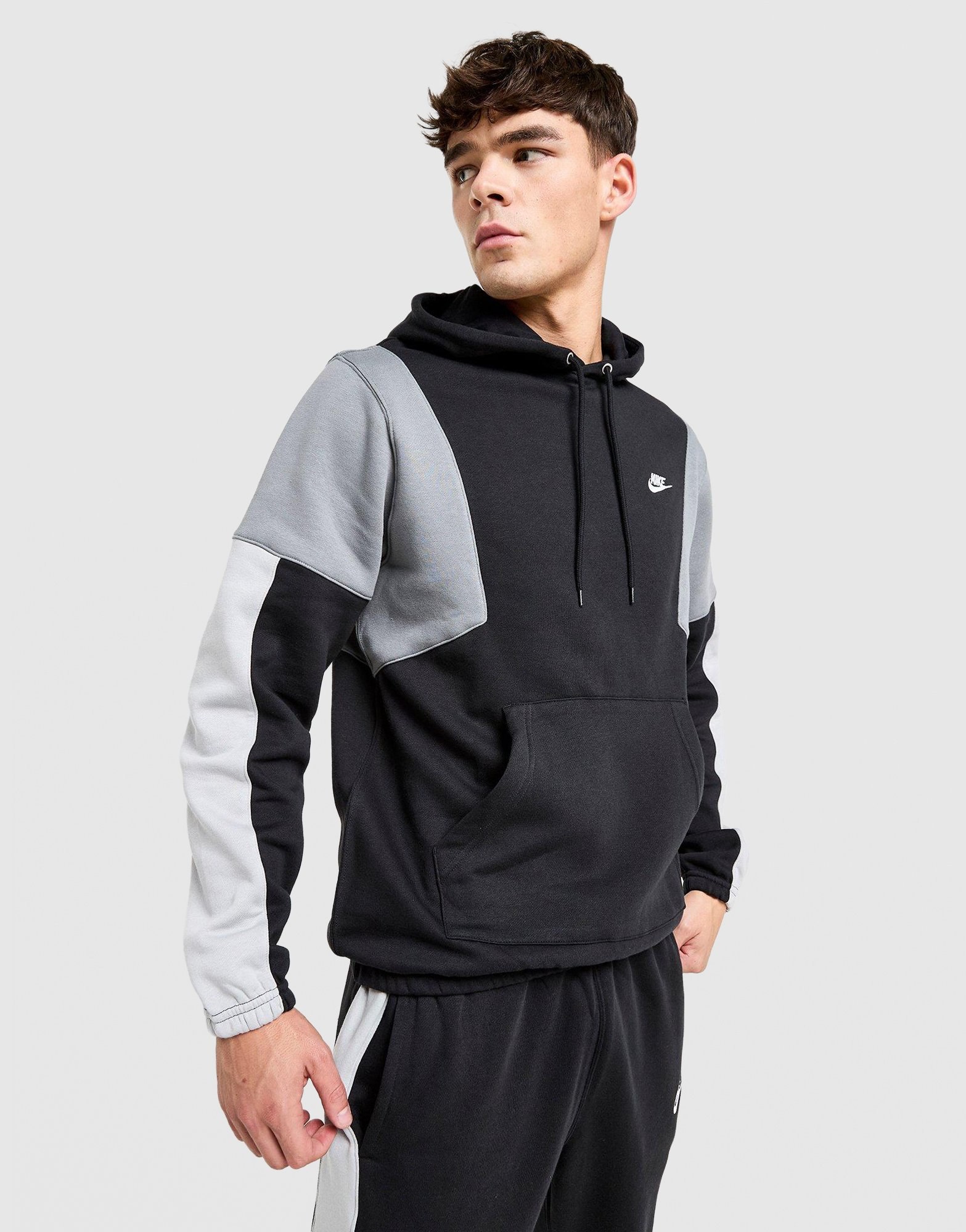 Nike Club Fleece Colour Block Hoodie