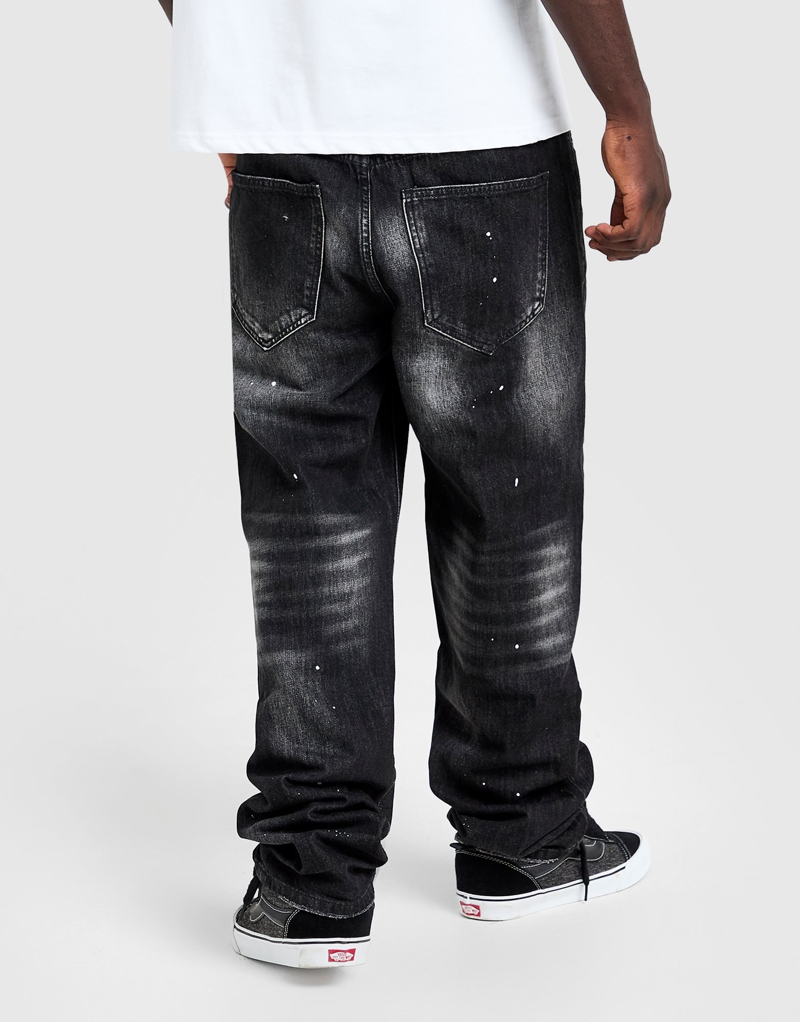 Supply & Demand Etch Relaxed Ripped Jeans