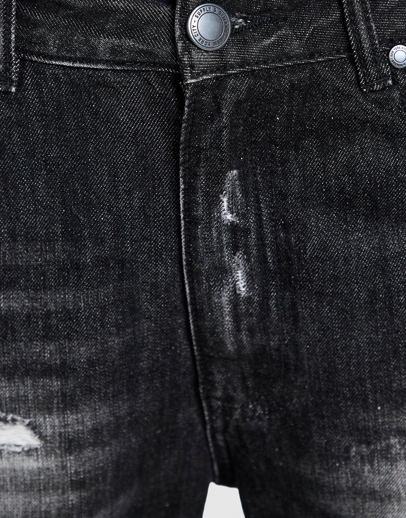 Supply & Demand Etch Relaxed Ripped Jeans