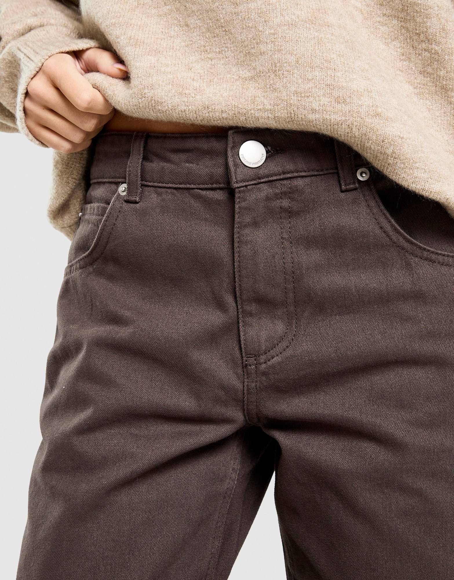 Unlike Humans Mid-Rise Loose Jeans Damen