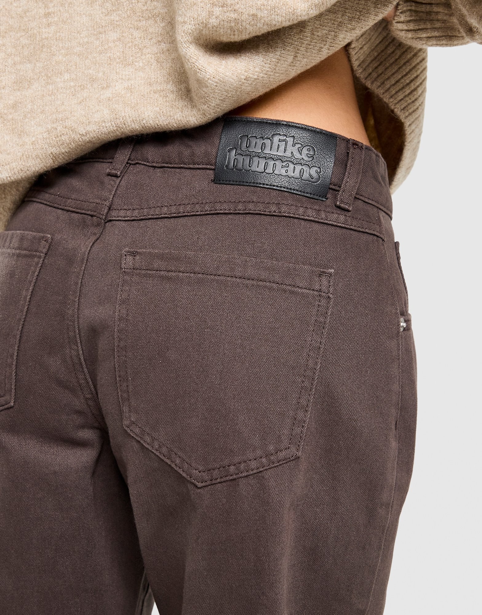 Unlike Humans Mid-Rise Loose Jeans Damen