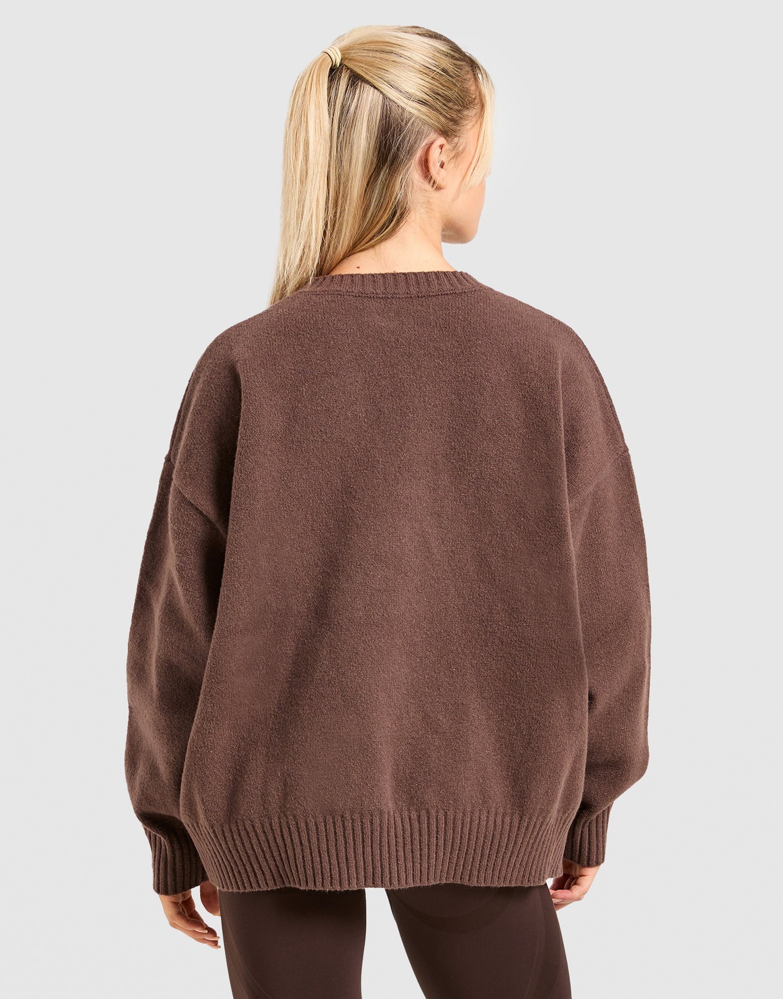 AYBL Varsity Knitted Crew Sweatshirt Damen