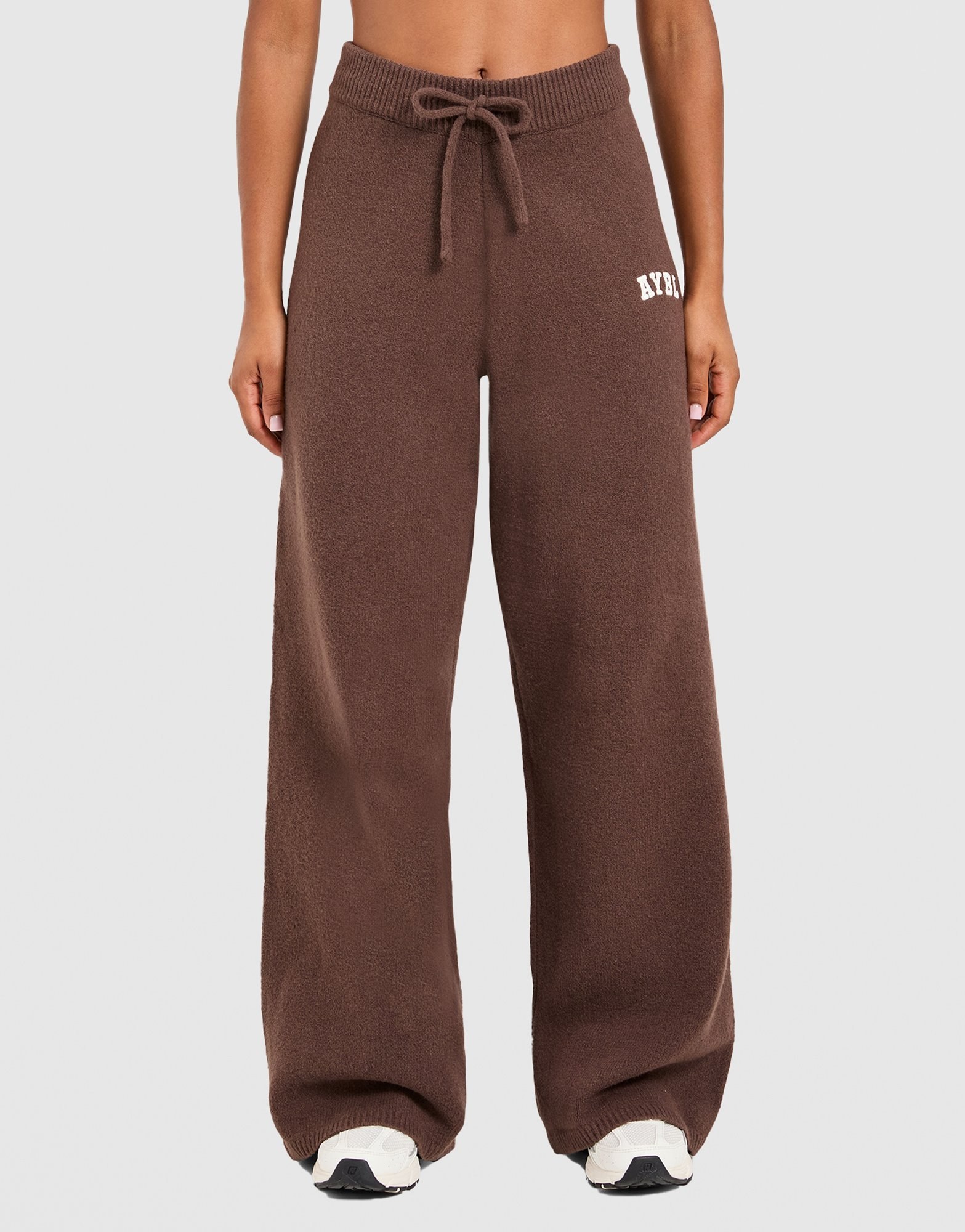 AYBL Varsity Knitted Wide Jogginghose Damen