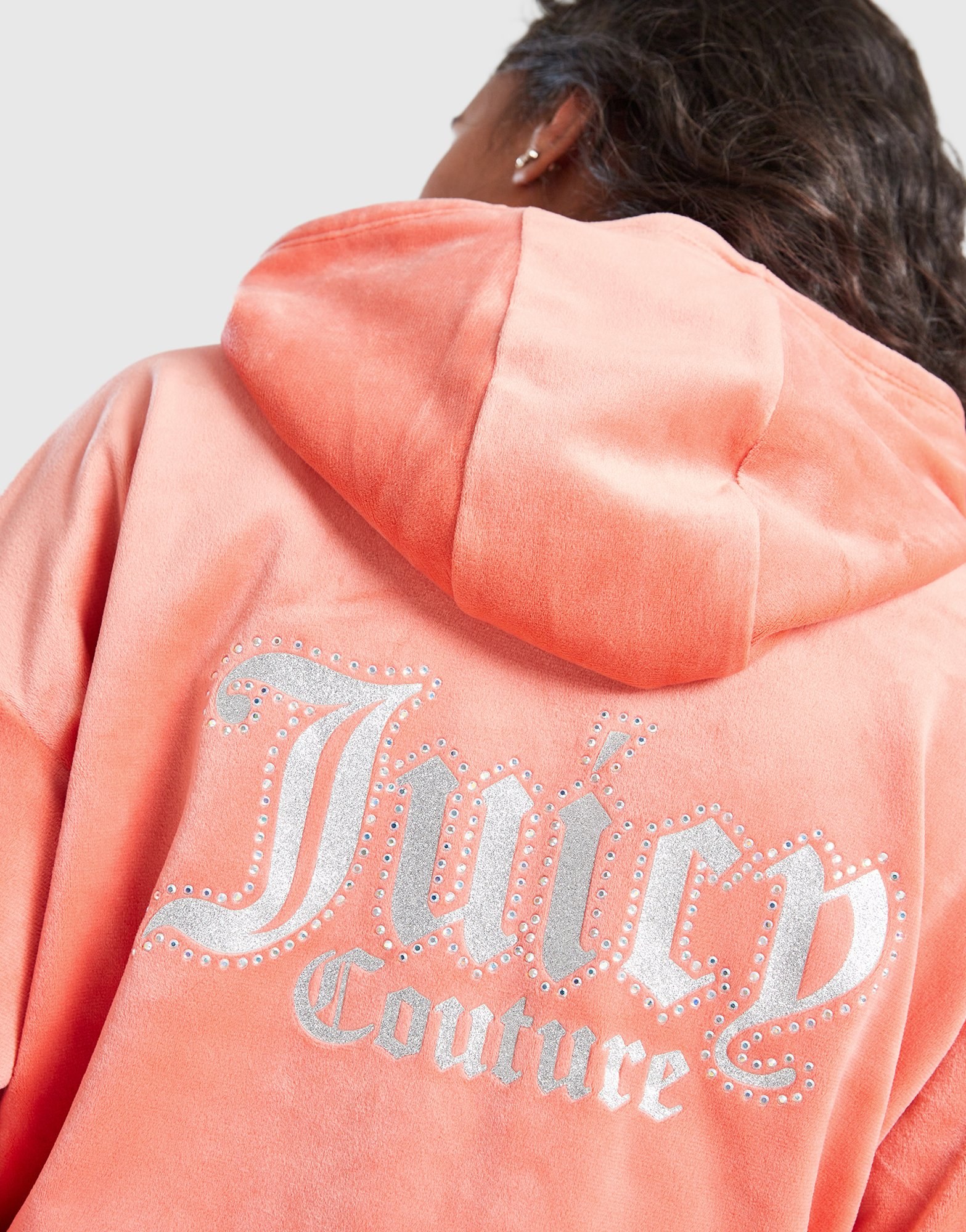 JUICY COUTURE Girls' Crop Full Zip Flare Trainingsanzug Kinder