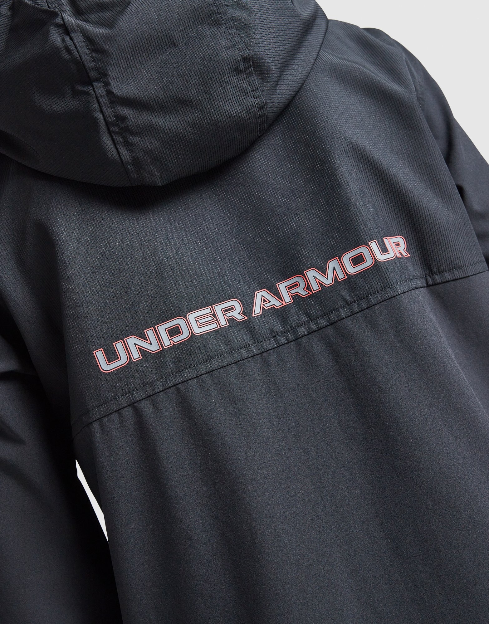 Under Armour Wordmark Woven Hooded Jacke Kinder