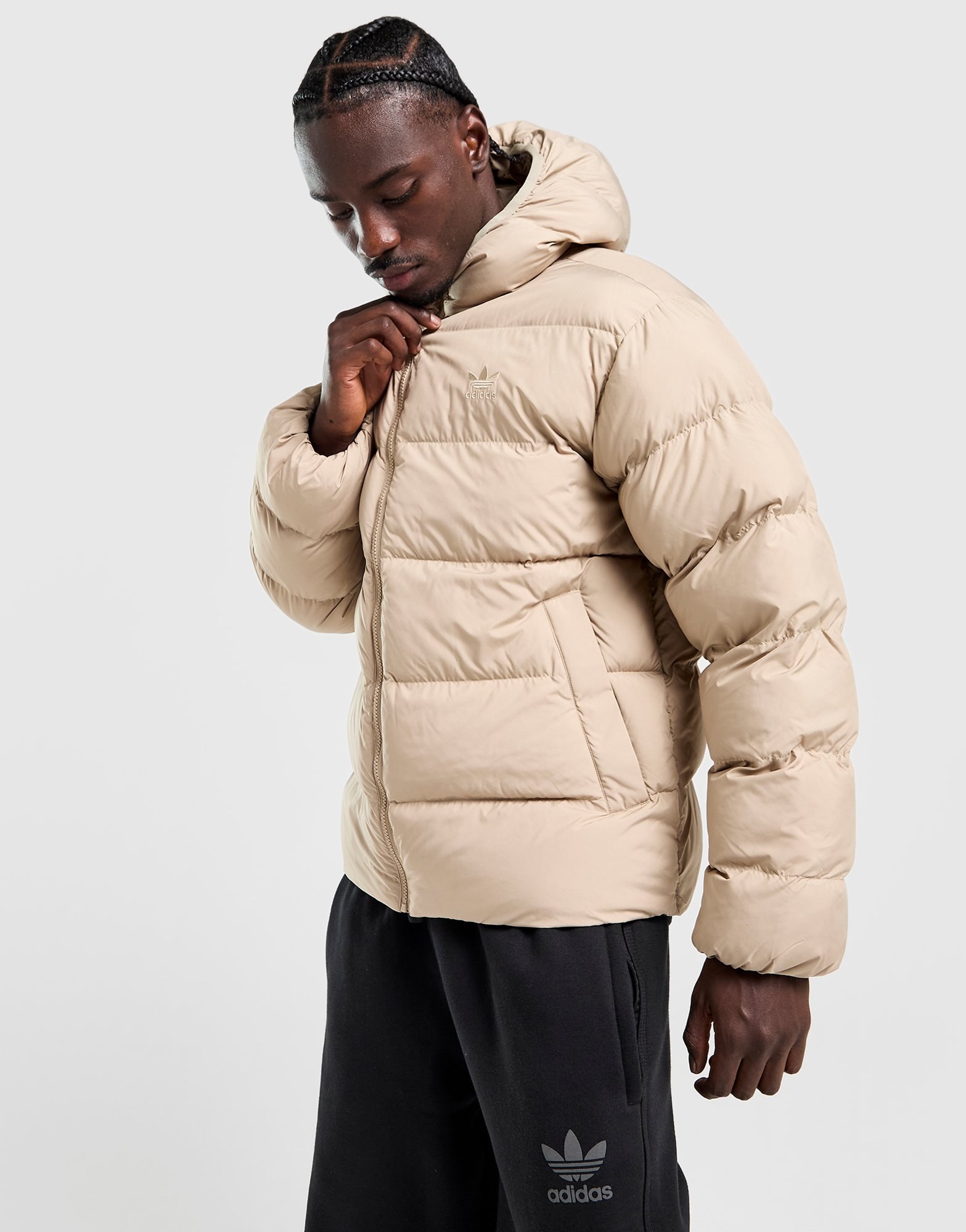 adidas Originals Tonal Hooded Puffer Jacke