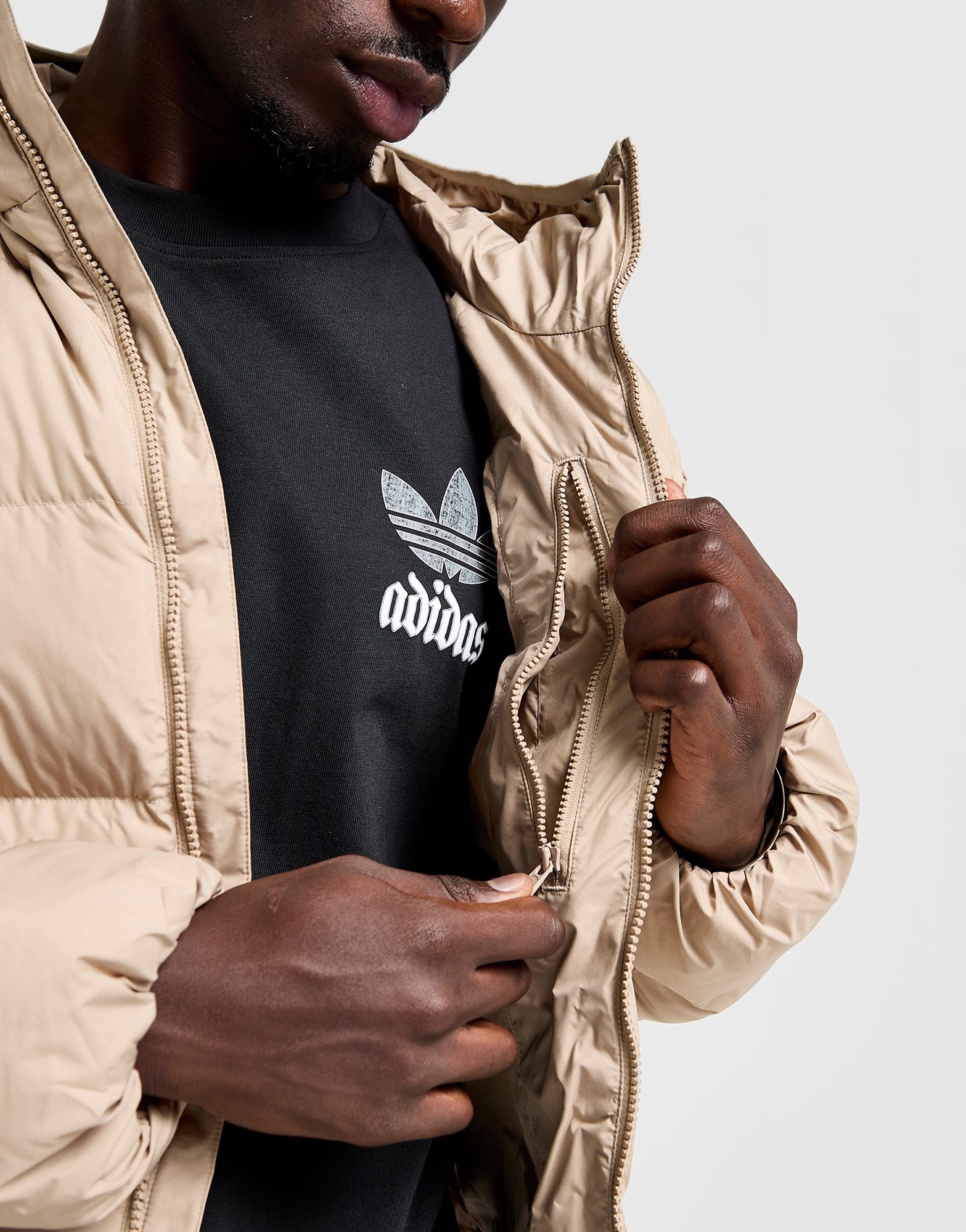 adidas Originals Tonal Hooded Puffer Jacke