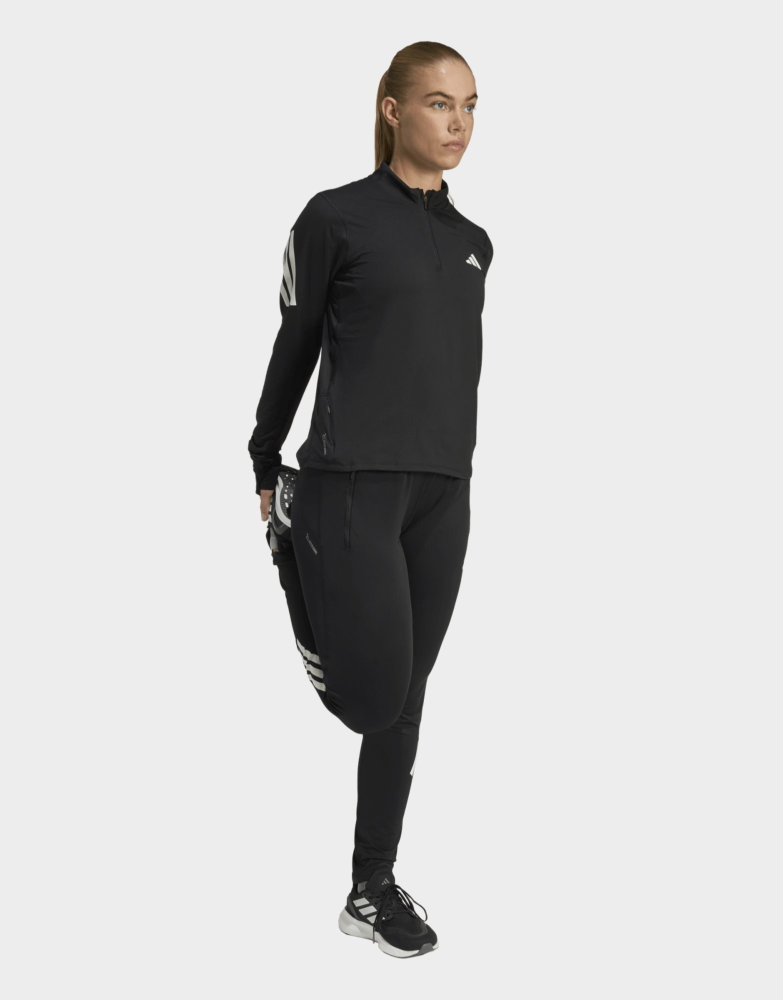 adidas Adi365 Iconic Running Pullover, Reißverschluss Bis Zur Brust