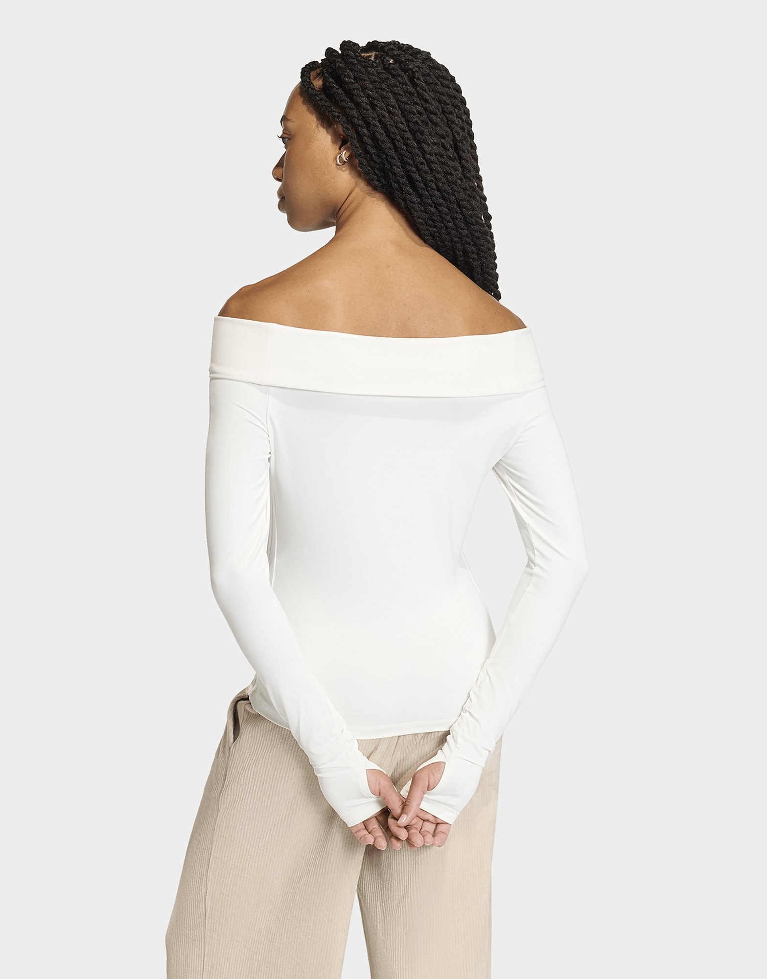 adidas Originals Off-shoulder Longsleeve