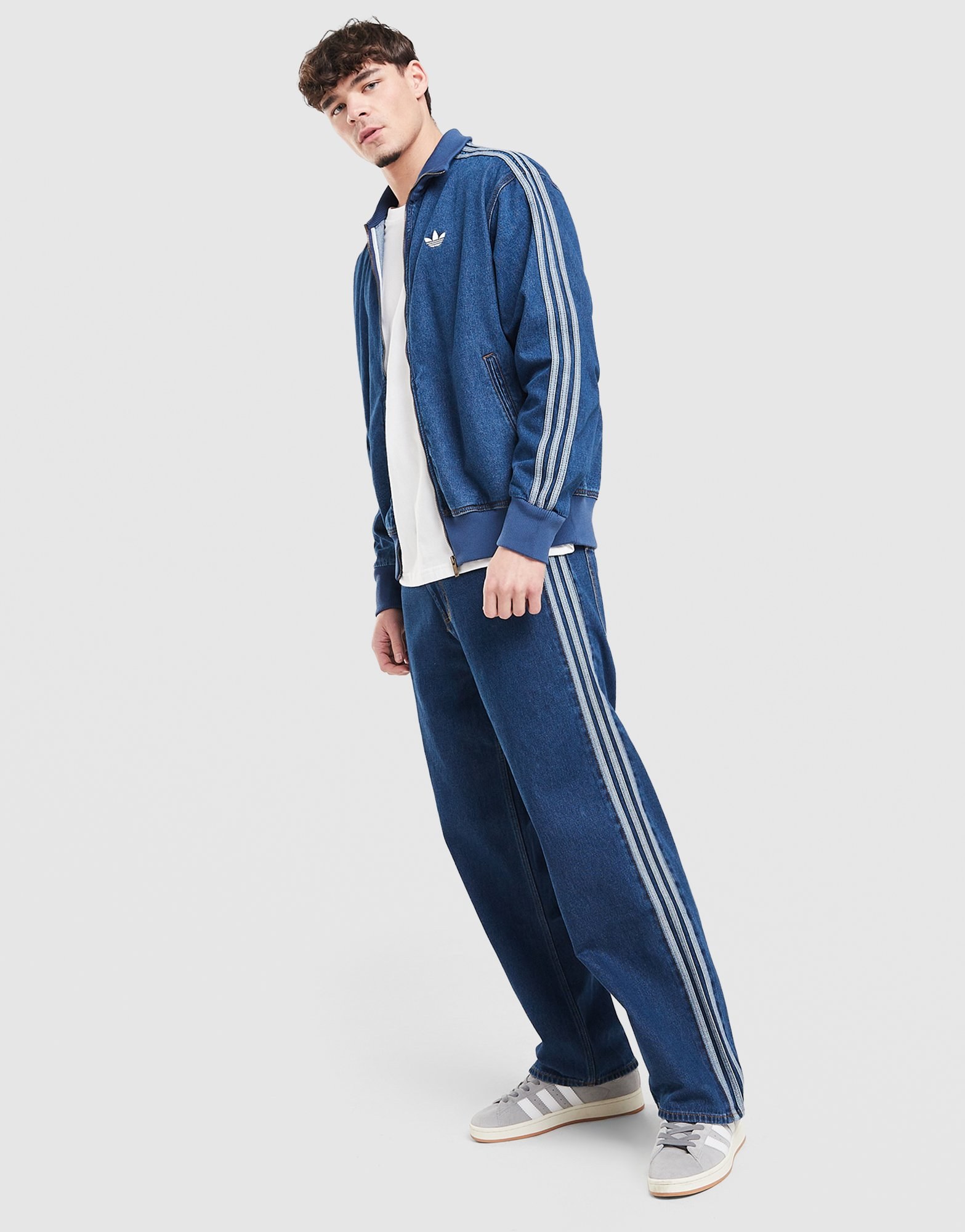 adidas Originals Firebird Denim Track Pants