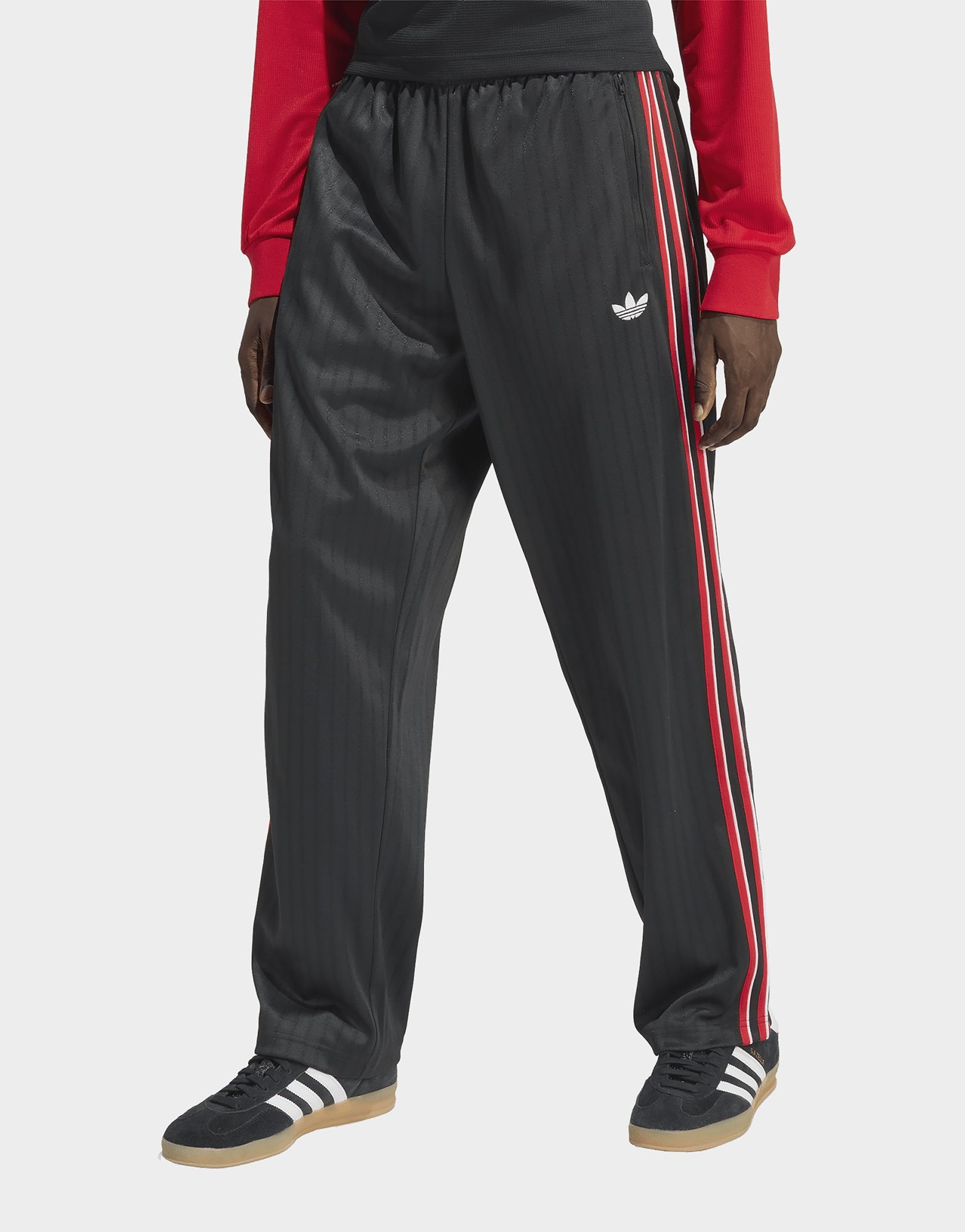 adidas Firebird Locker Geschnittene Nadelstreifen Trainingshose