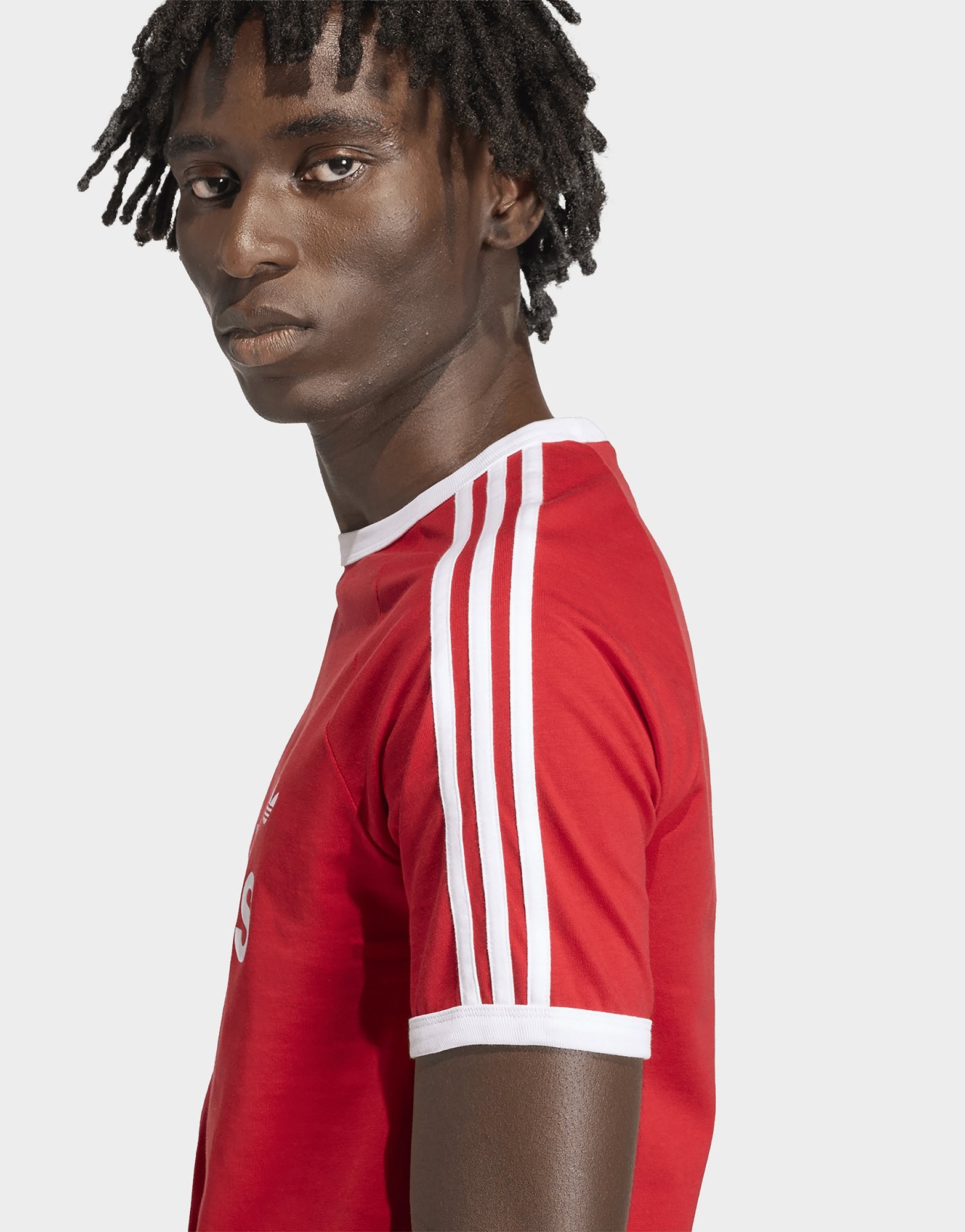 adidas 3-streifen Ringer T-shirt, Schmal Geschnitten