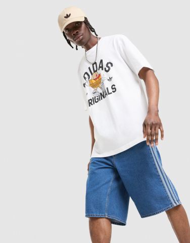 adidas Originals Firebird Adicolor Denim Shorts
