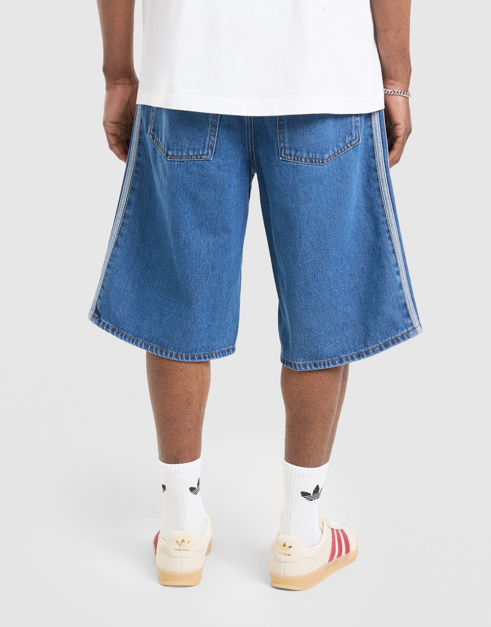 adidas Originals Firebird Adicolor Denim Shorts