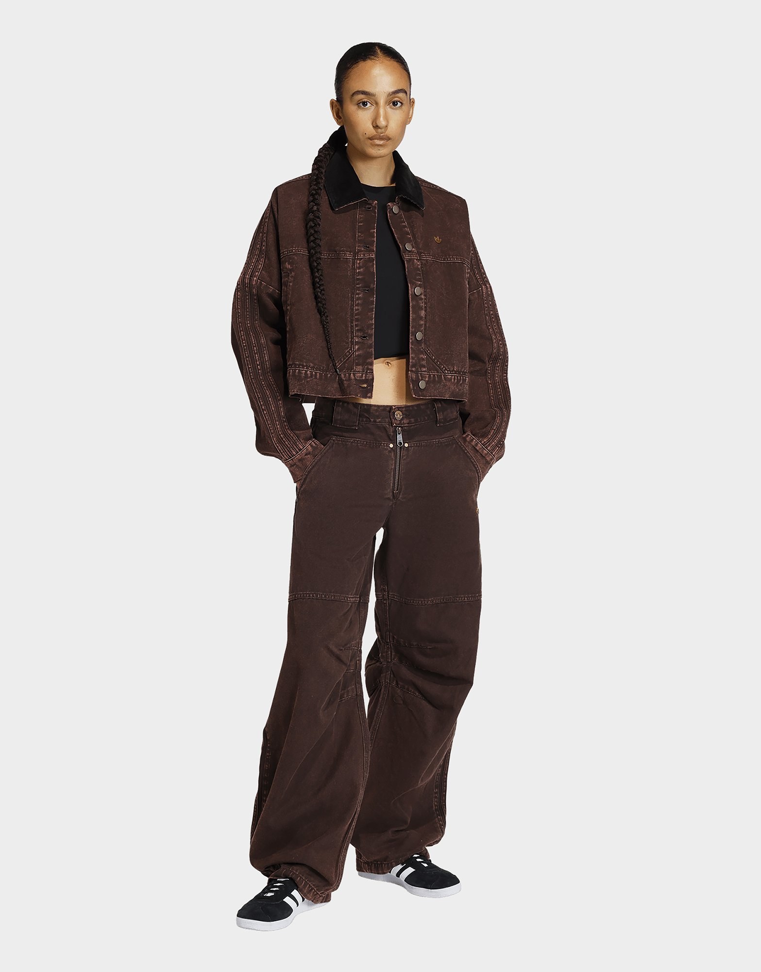 adidas Canvas Tracktop Jacke