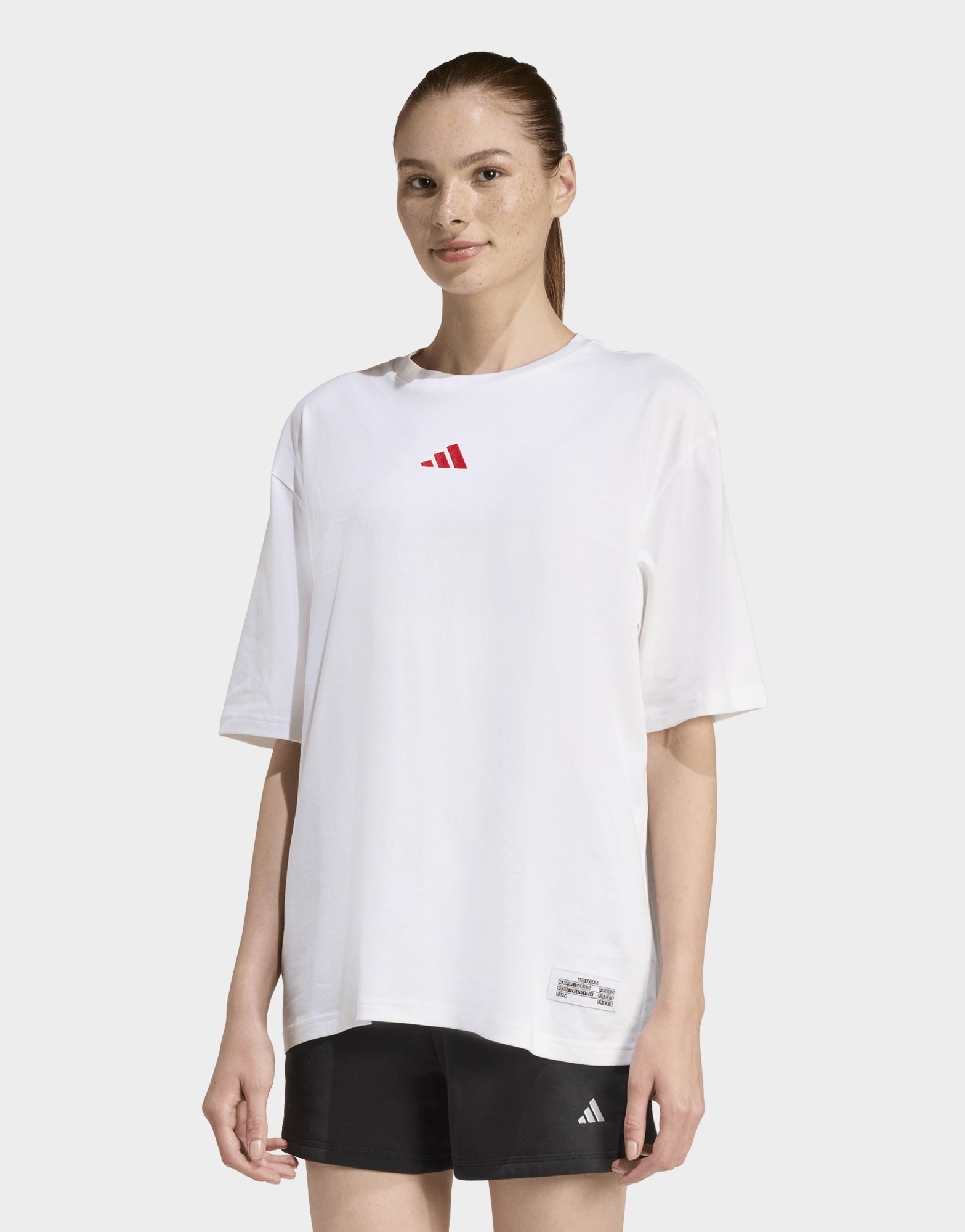 adidas Mini Embroidery Oversized Graphic T-shirt