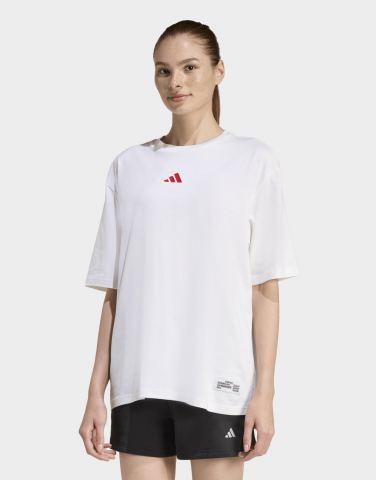 adidas Mini Embroidery Oversized Graphic T-shirt