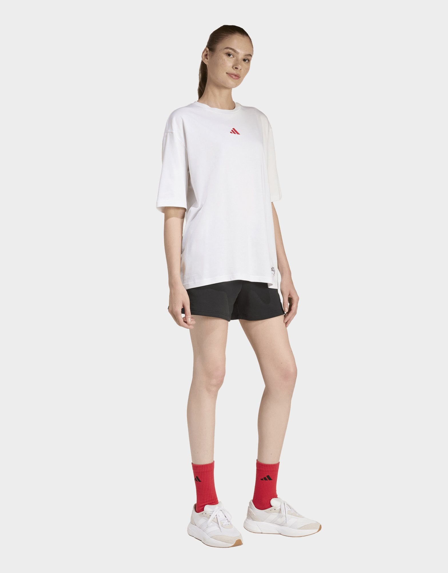 adidas Mini Embroidery Oversized Graphic T-shirt