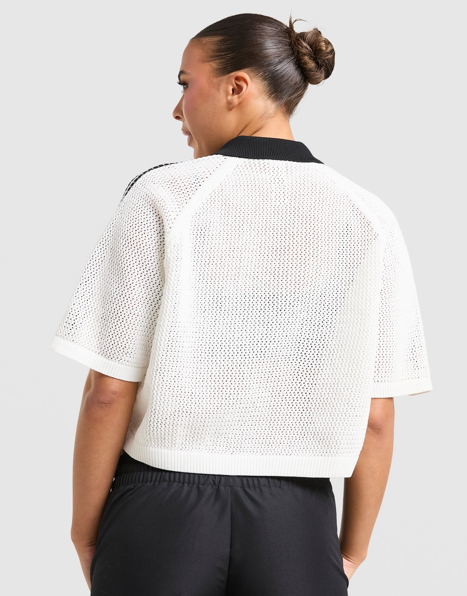 adidas Originals Knitted Crochet Poloshirt