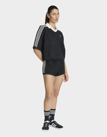 adidas Originals Knitted Crochet Poloshirt