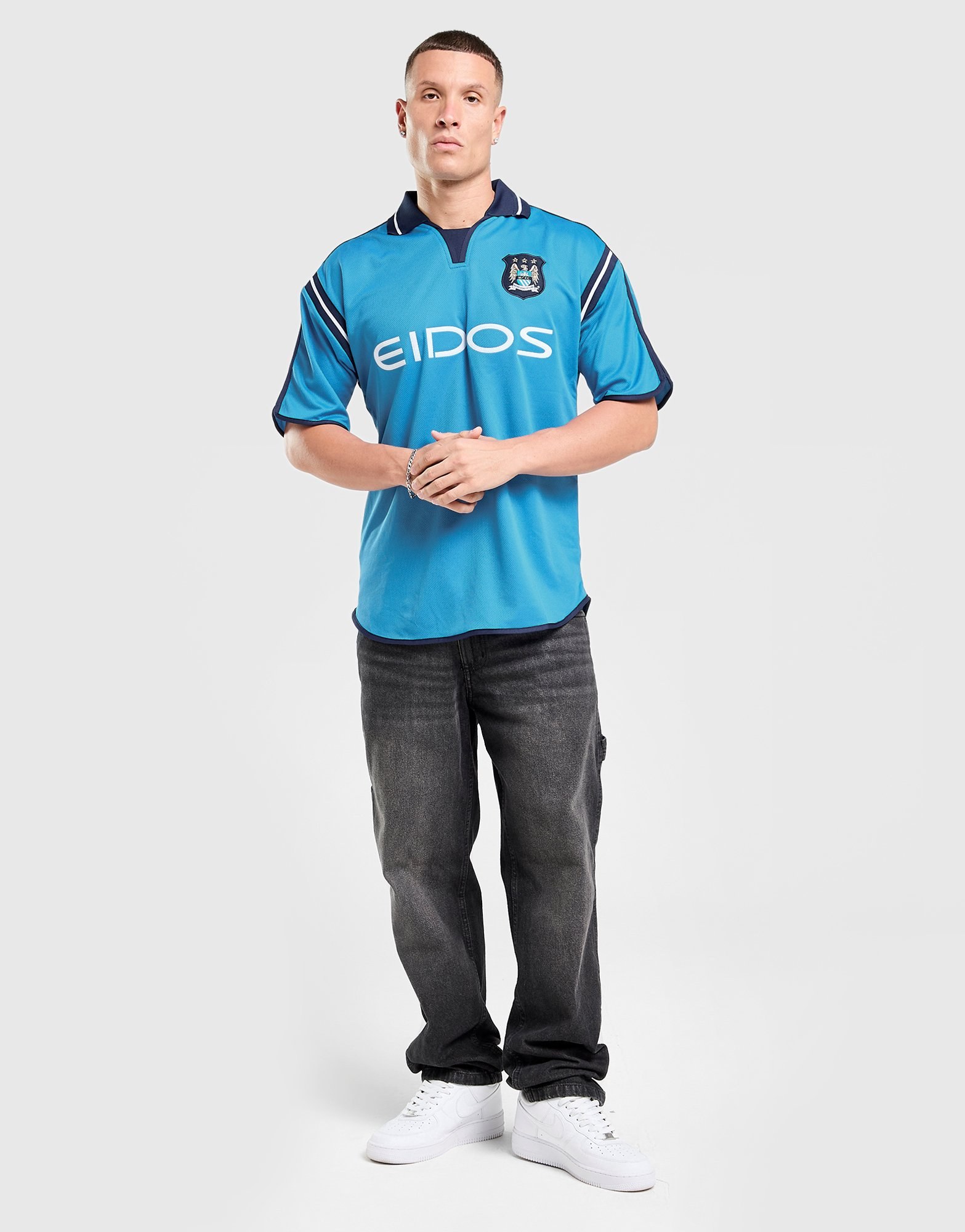 Score Draw Manchester City FC '01 Retro Heim Shirt