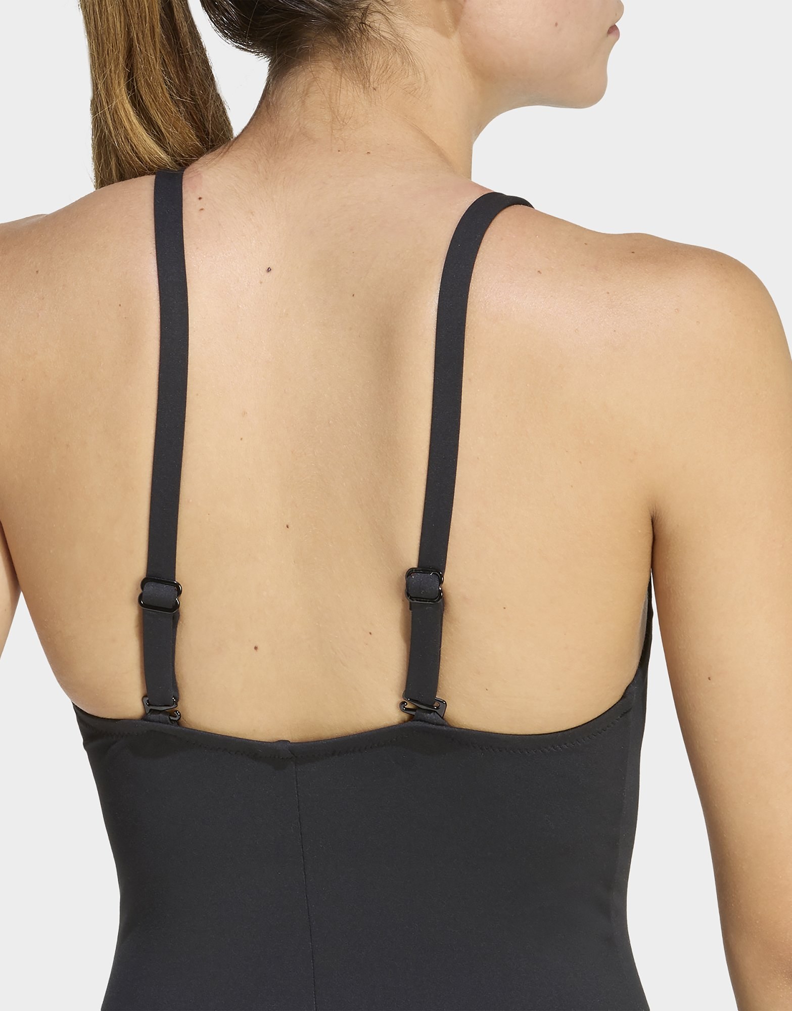 adidas Iconisea Ribbed Padded Badeanzug, Dünne Träger