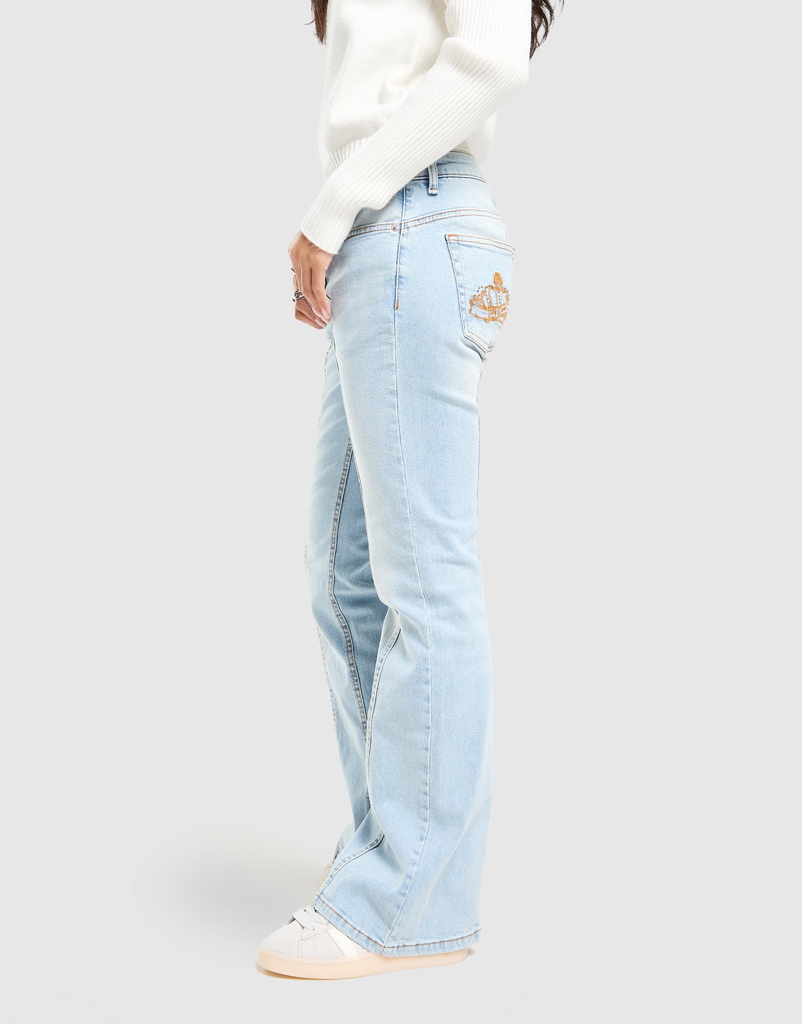 JUICY COUTURE Diamante Cross Jeans