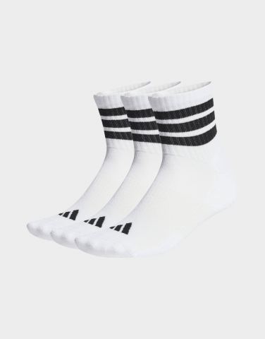 adidas 3-streifen Sportswear Dämpfende Halbhohe Socken, 3 Paar
