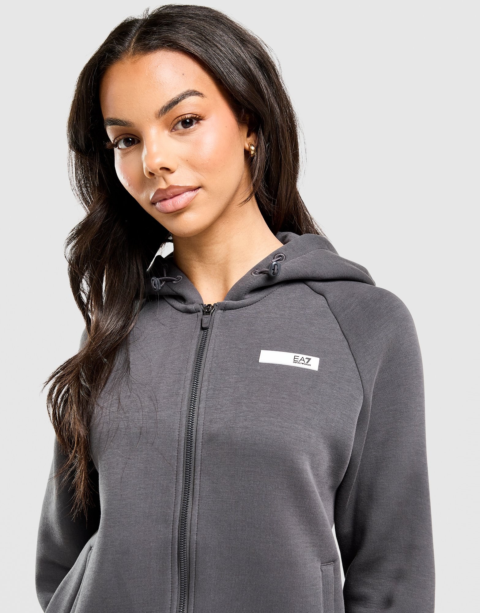 EA7 Emporio Armani Ventus Tape Full Zip Hoodie Damen