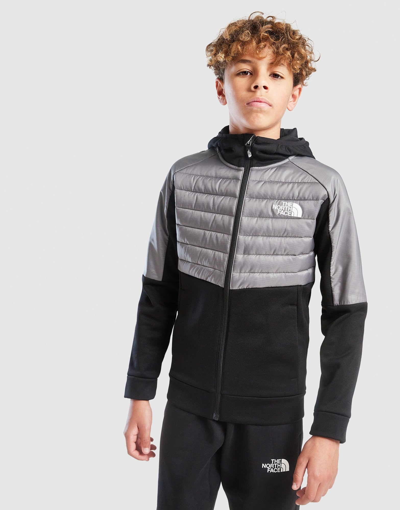 The North Face Hybrid Full Zip Hoodie Kinder