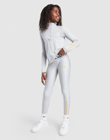 Under Armour Girls' HeatGear Wordmark Leggings Kinder
