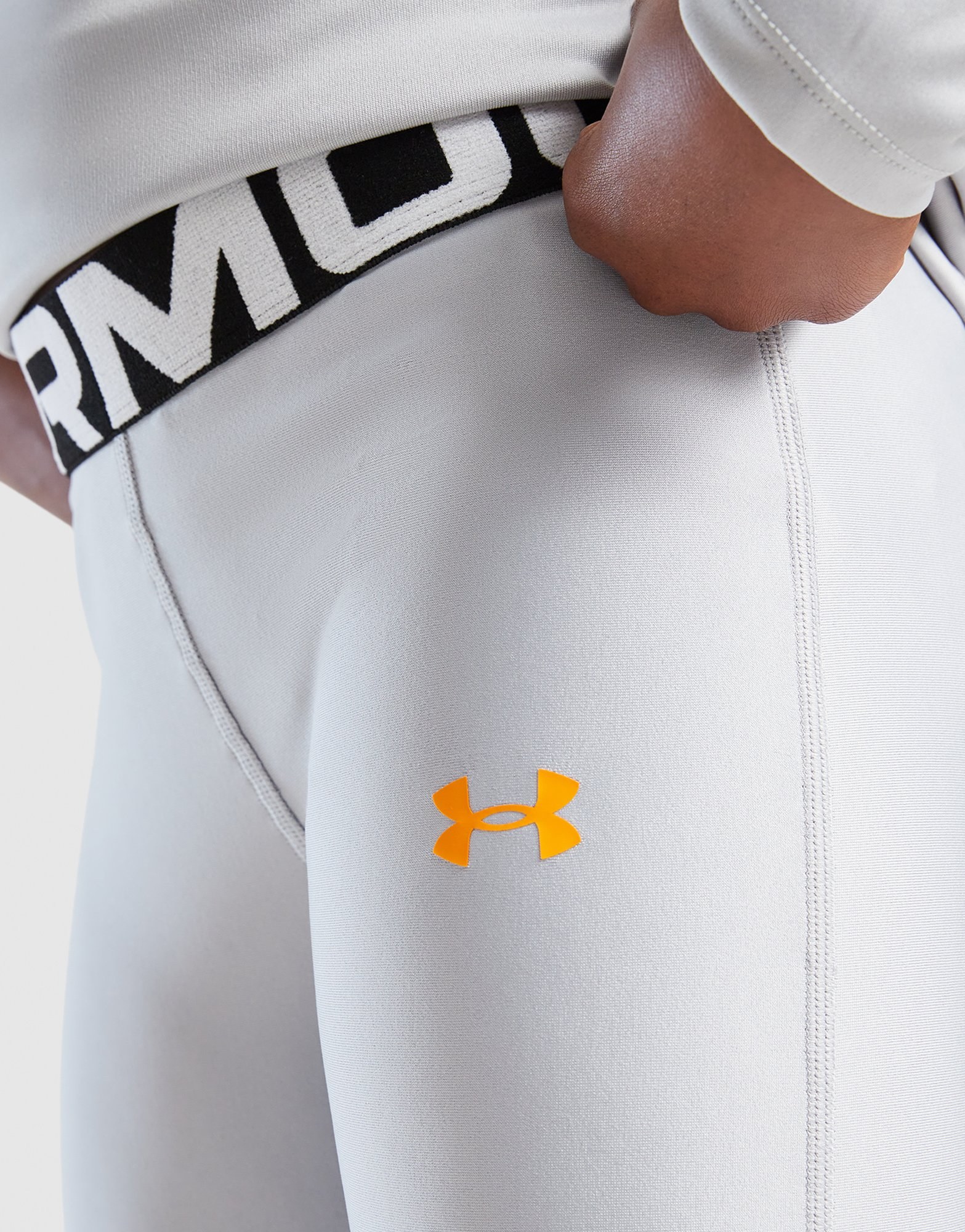 Under Armour Girls' HeatGear Wordmark Leggings Kinder