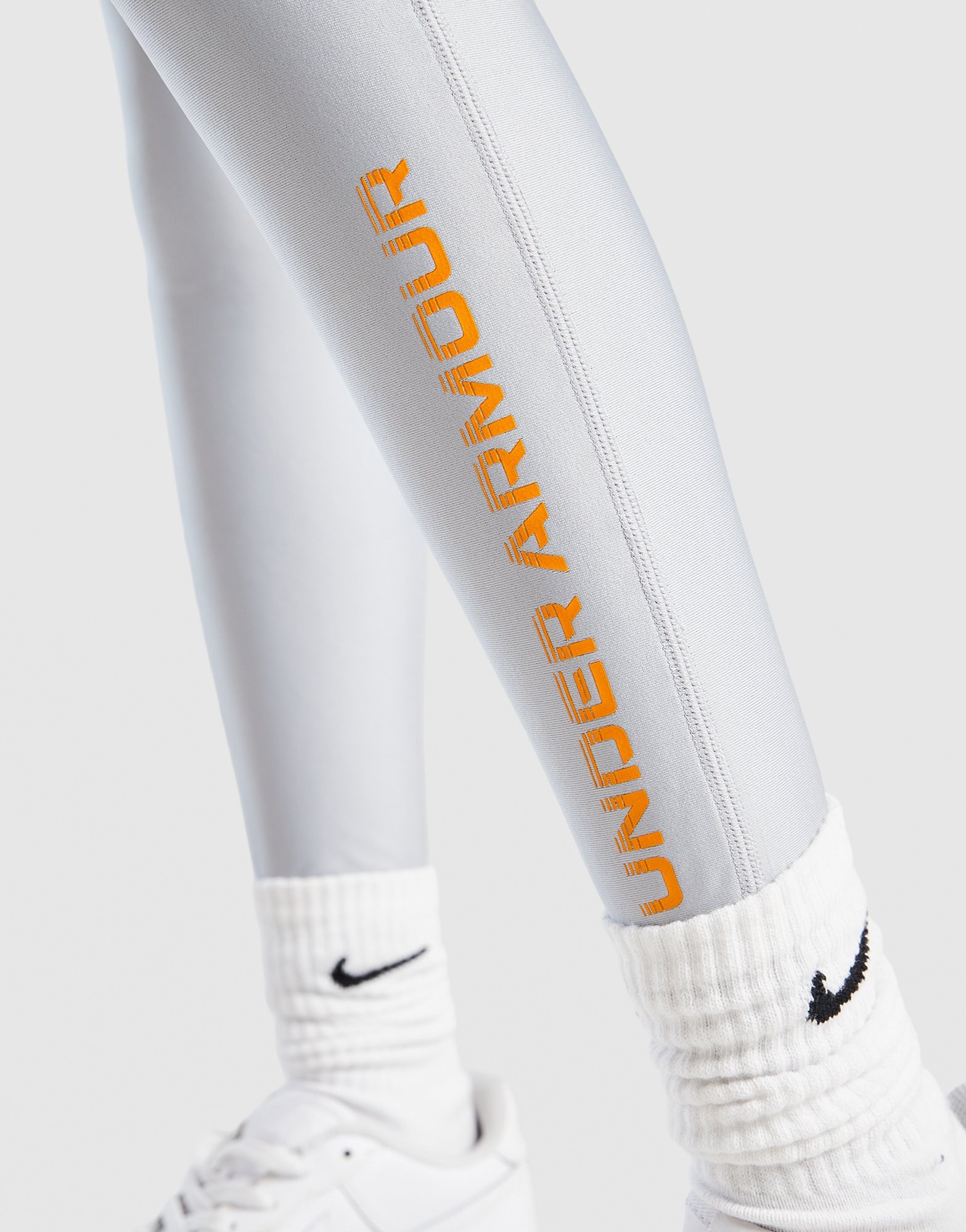 Under Armour Girls' HeatGear Wordmark Leggings Kinder