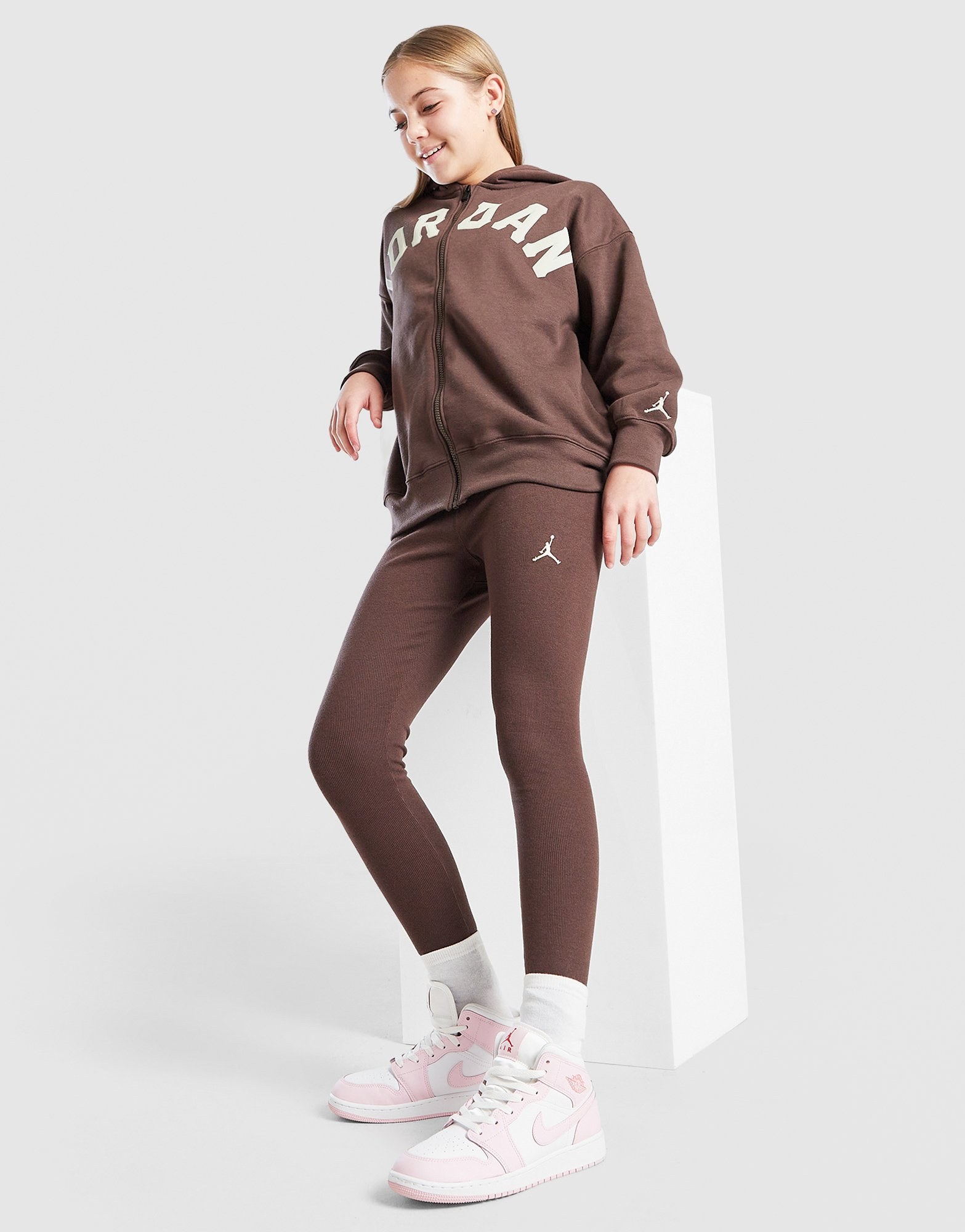 Jordan Girls' Icon Ribbed Leggings Kinder