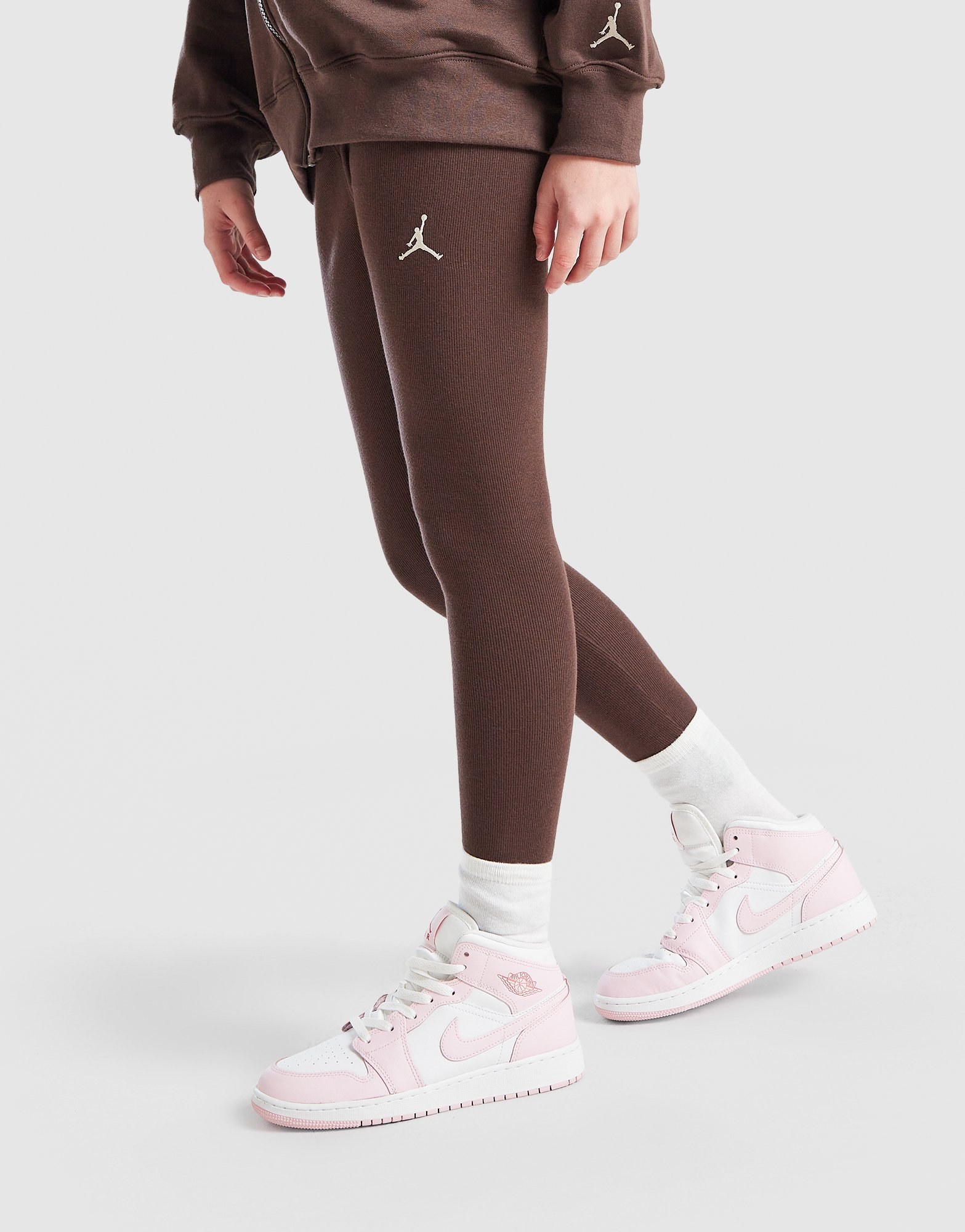 Jordan Girls' Icon Ribbed Leggings Kinder