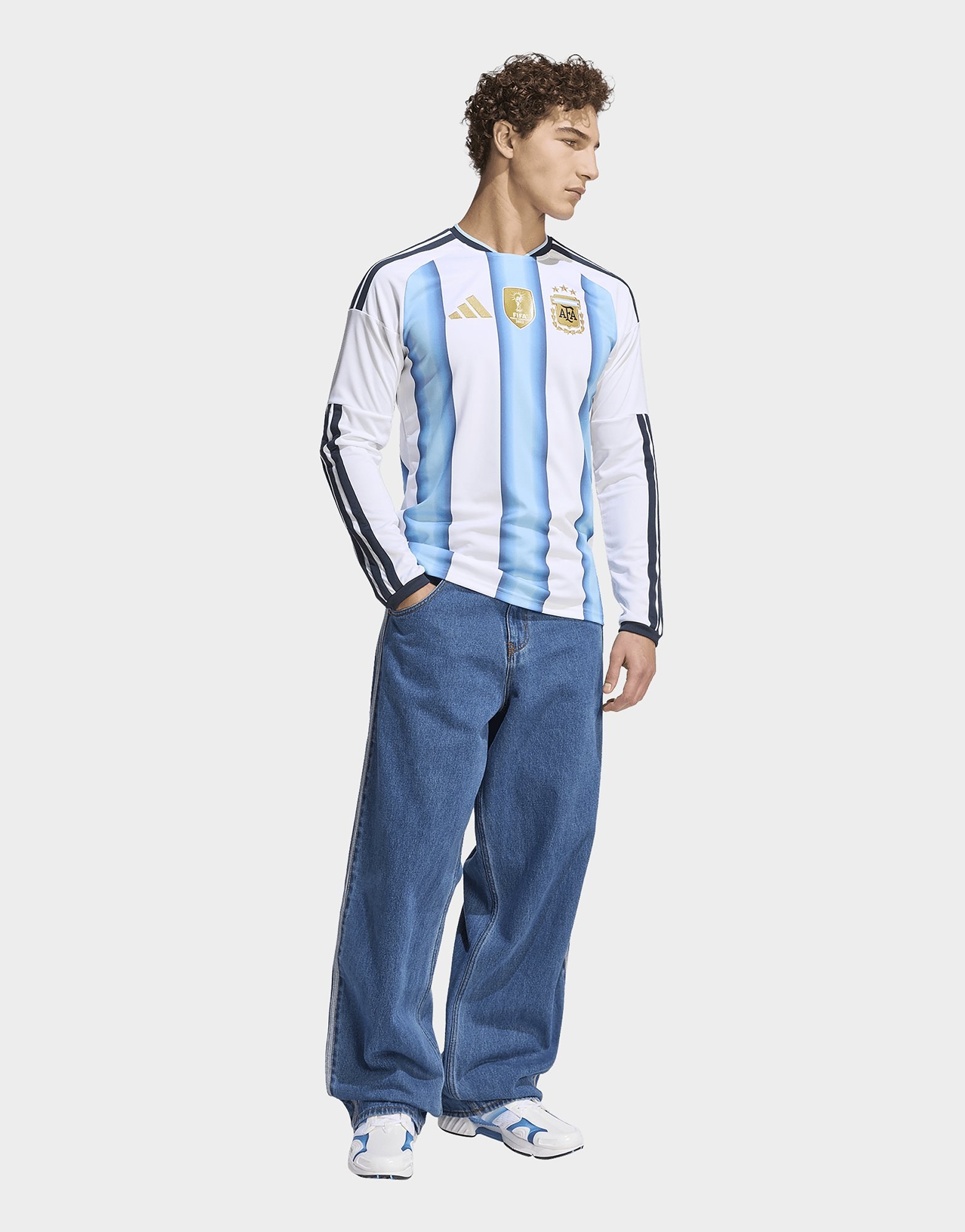 adidas Argentinien 26 Heimtrikot, Langärmlig
